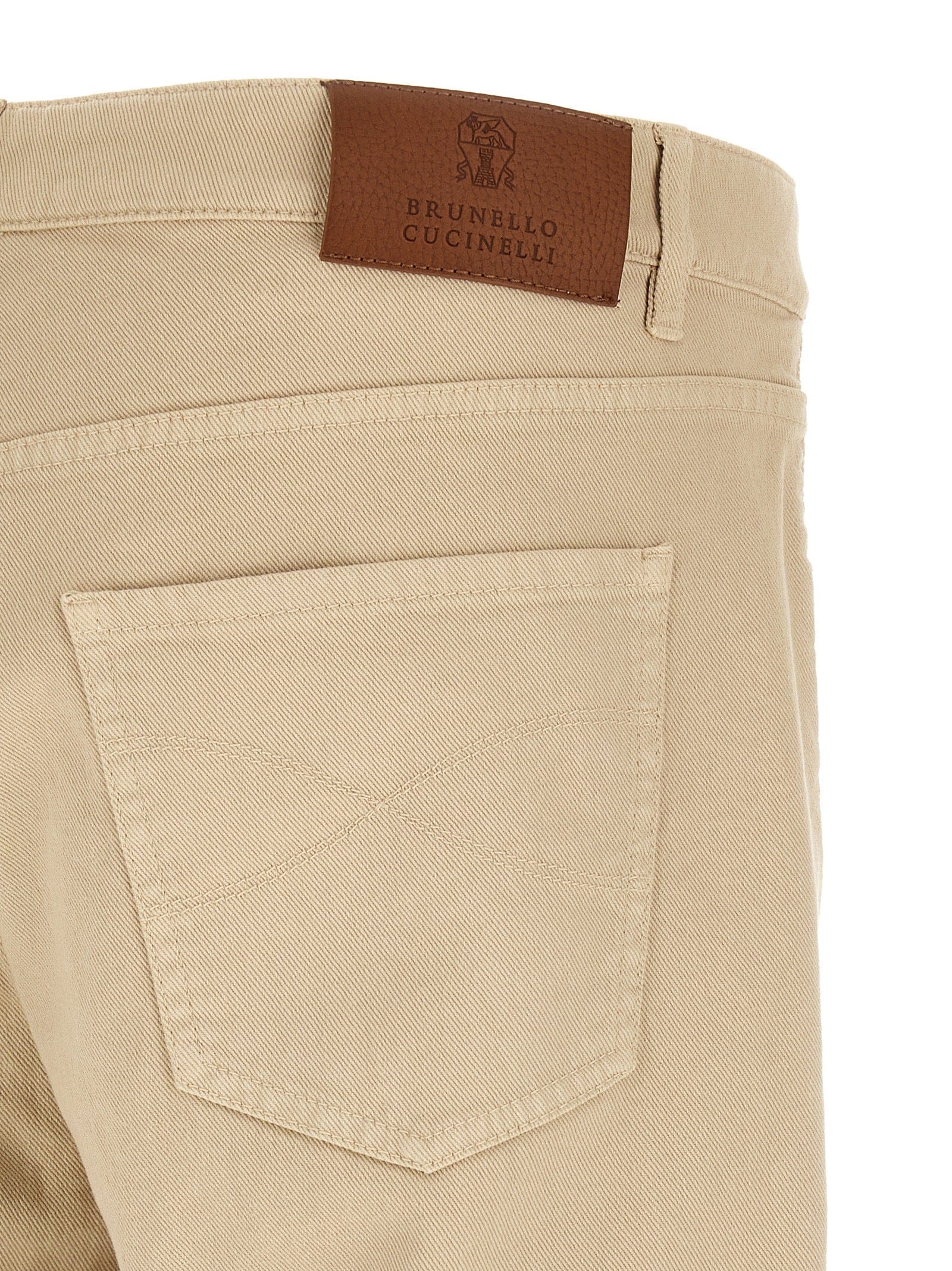 Brunello Cucinelli Cotton Tape Men's Jeans
