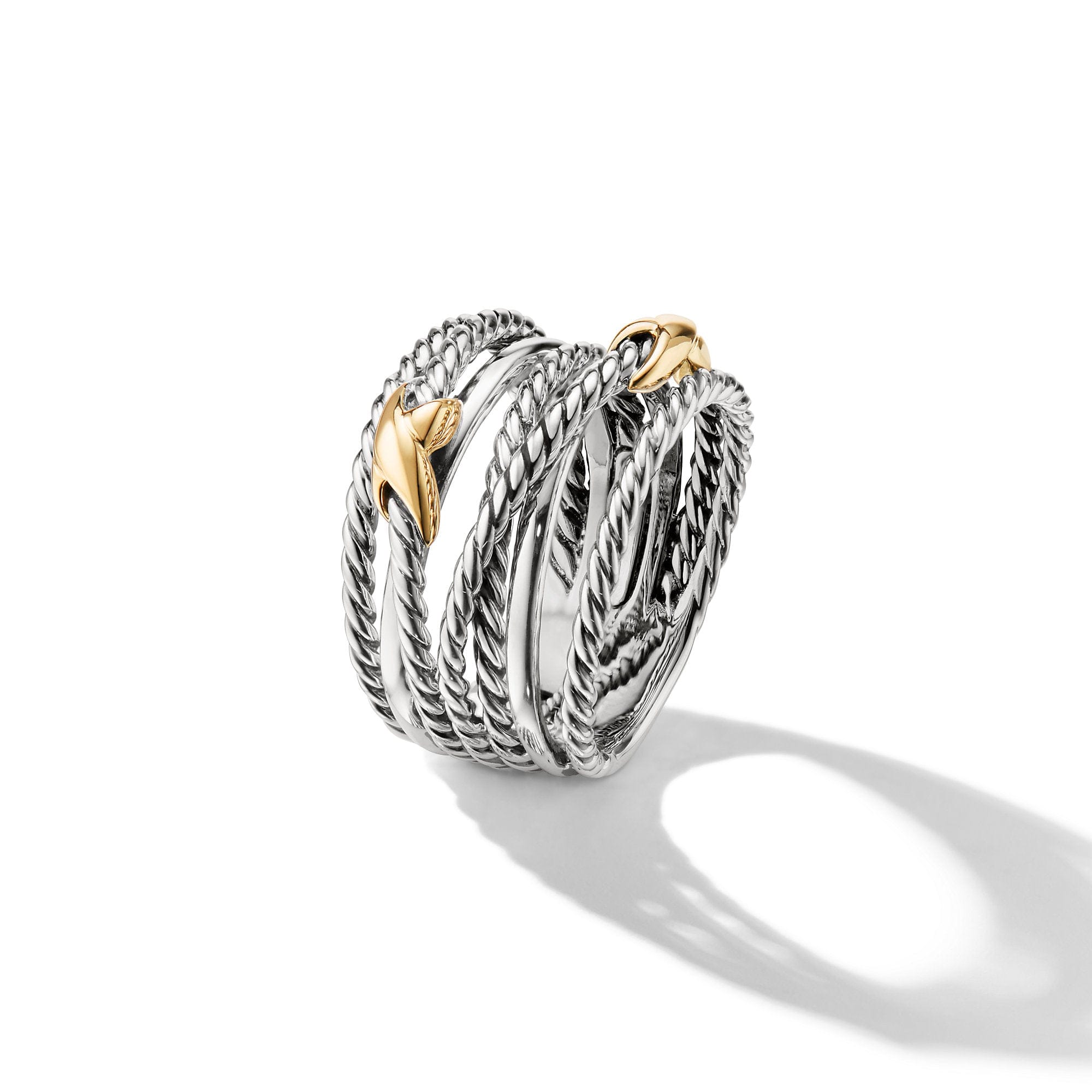 David Yurman Double x Crossover Ring - R07456 S88