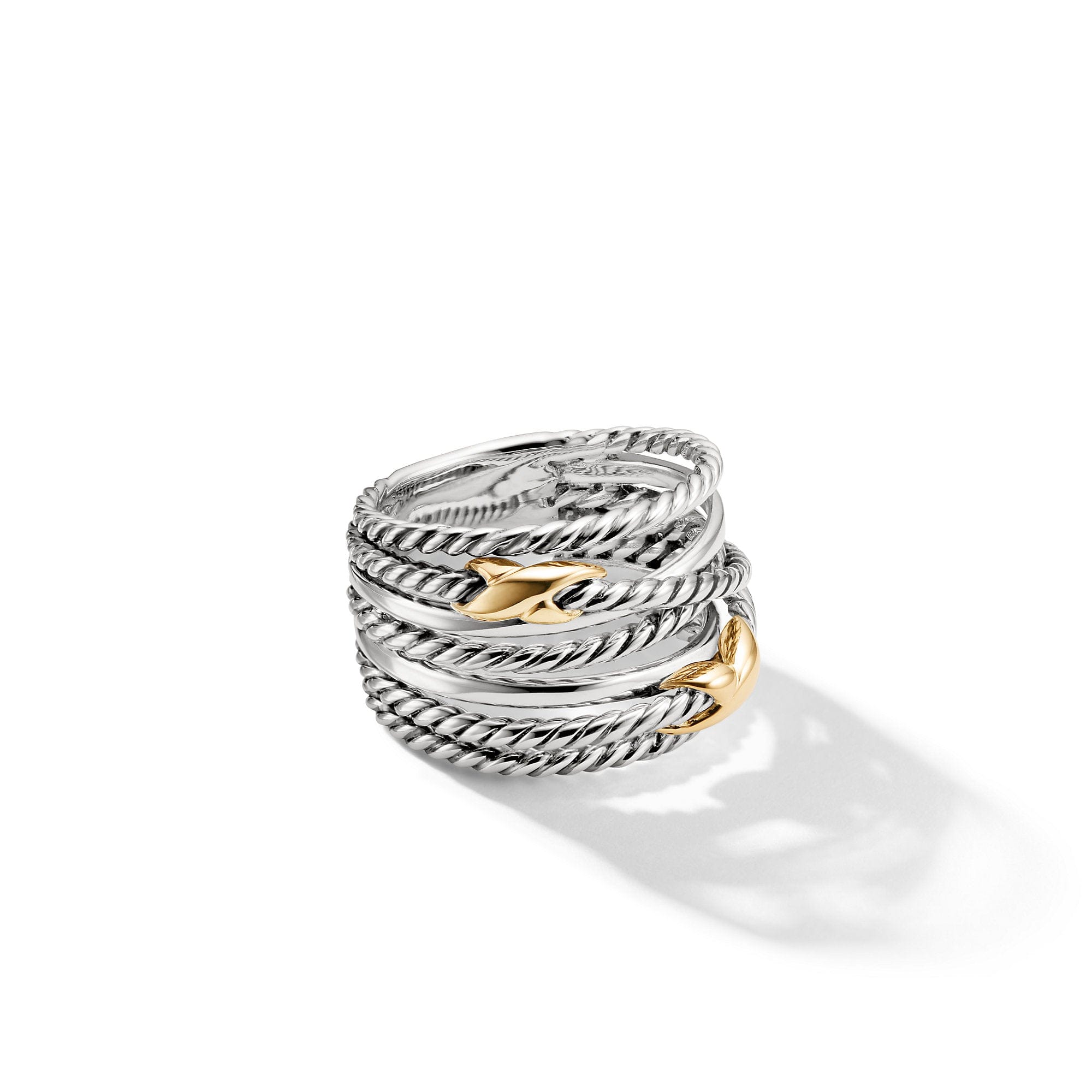 David Yurman Double x Crossover Ring - R07456 S88