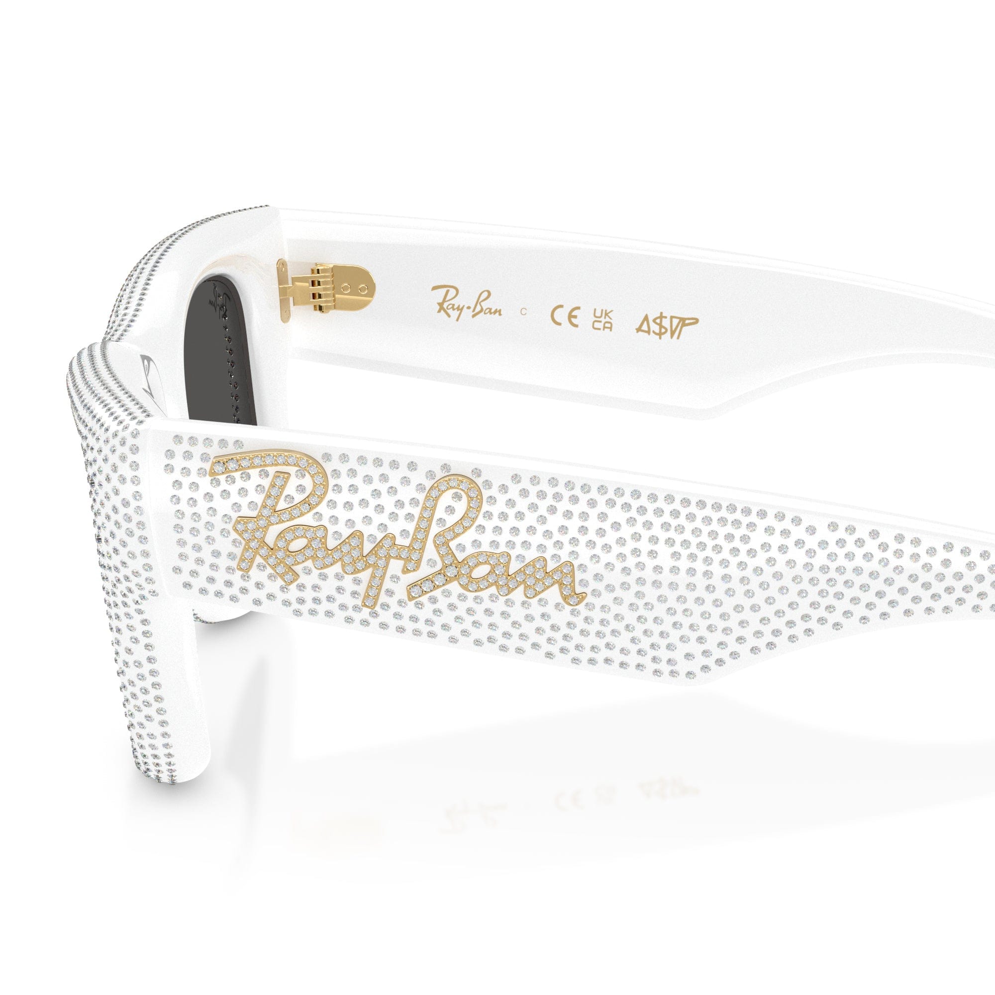 Ray - Ban x A$AP Rocky x Swarovski Wayfarer Puffer Sunglasses