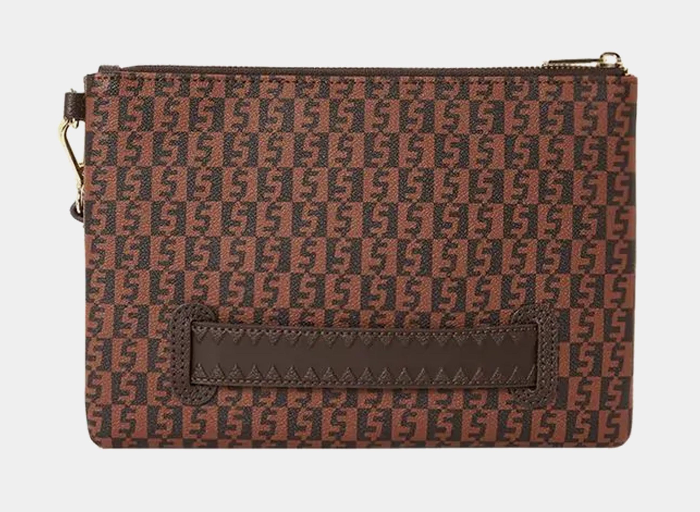 Sprayground Money Check Mens Crossbody Bag (Brown)