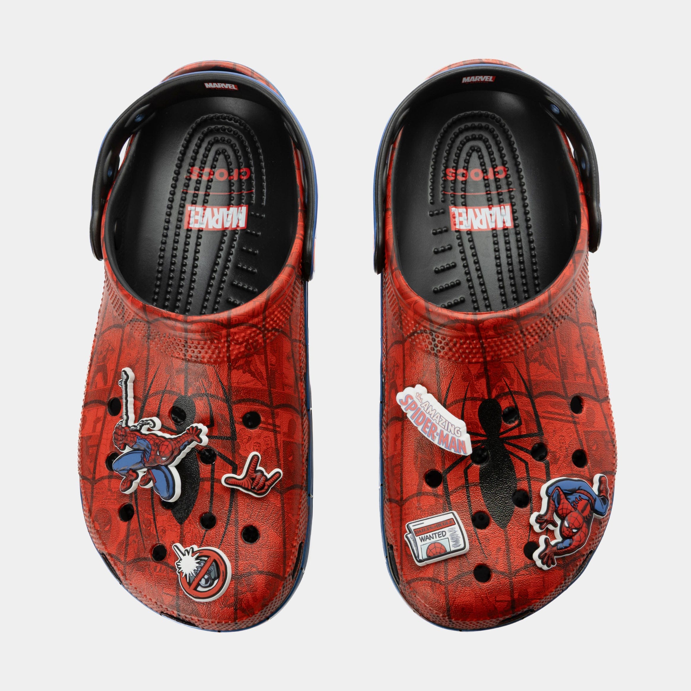 CROCS Marvel Spider - Man Classic Clog Mens Sandals (Red/Blue)