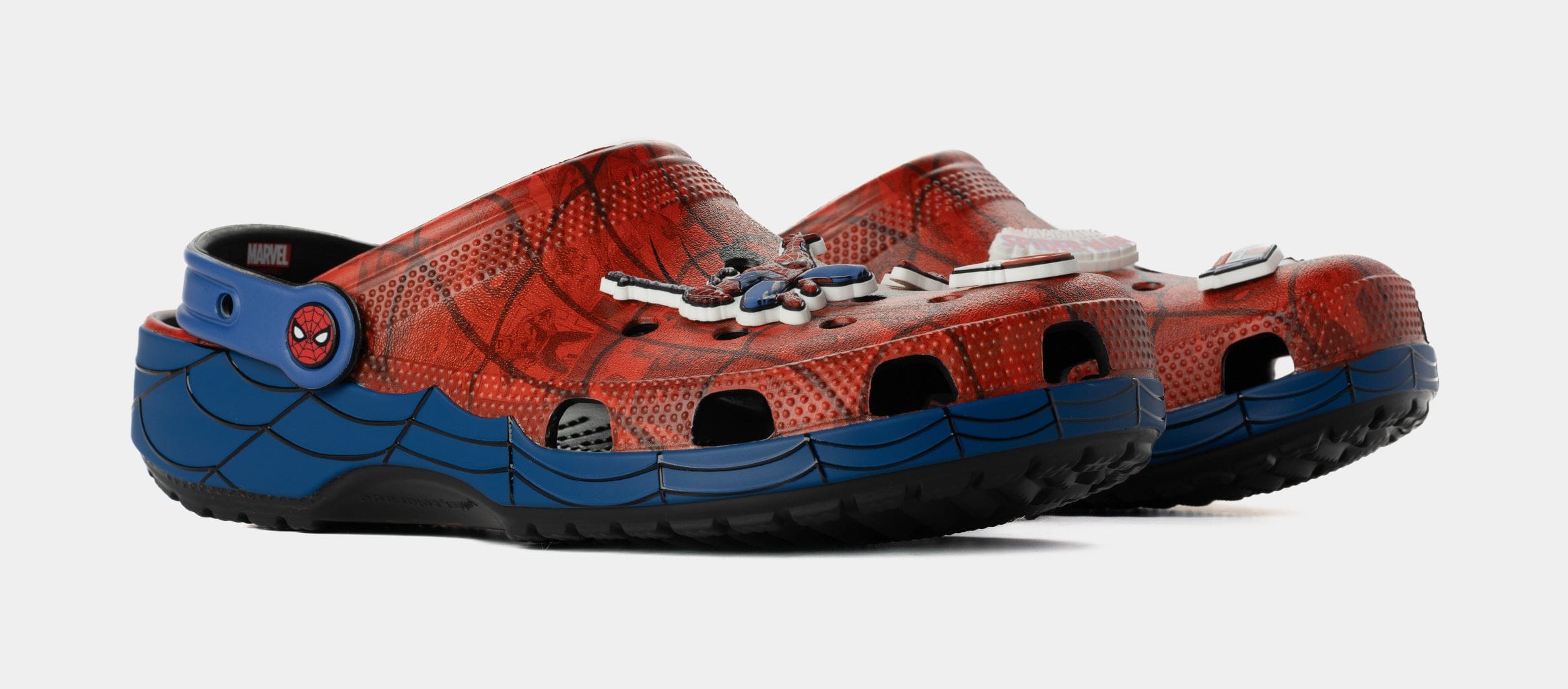 CROCS Marvel Spider - Man Classic Clog Mens Sandals (Red/Blue)