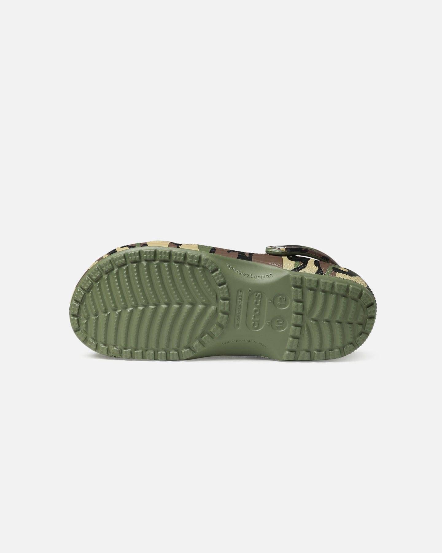 Crocs Camouflage Classic Clog Army Green