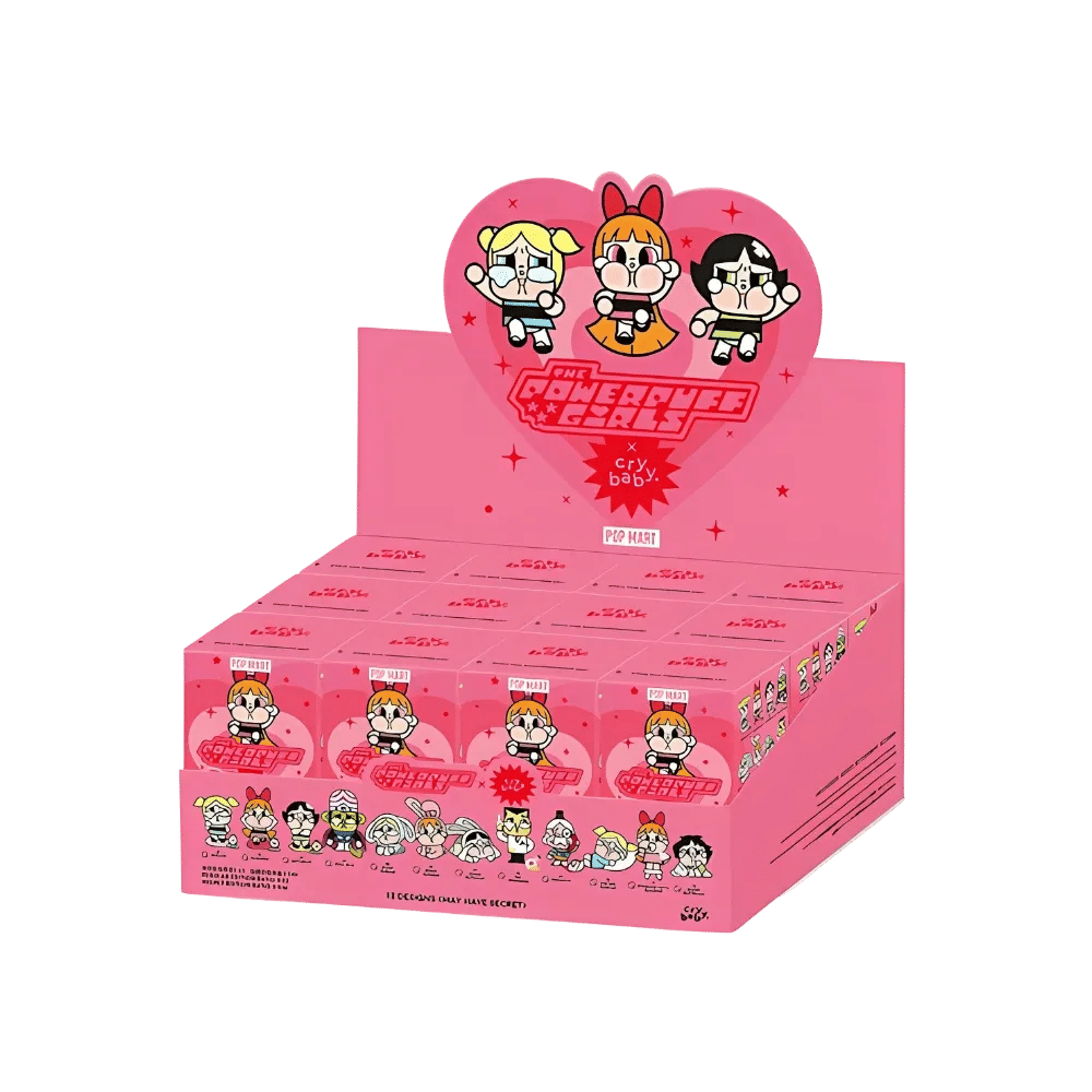 Pop Mart CryBaby x Powerpuff Girls Series Vinyl Figures Blind Box Whole Set