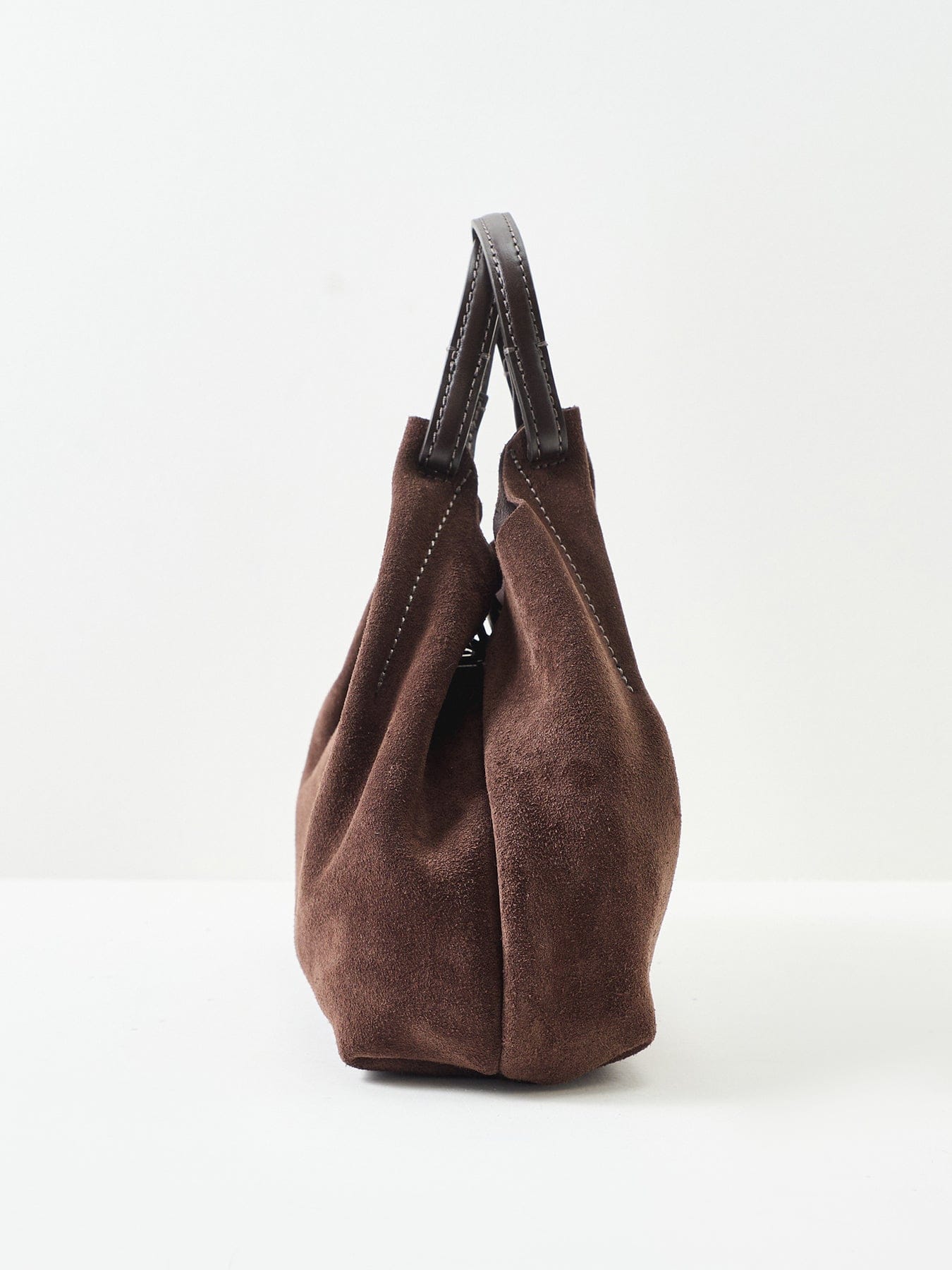 Gianni Chiarini Dua M Suede Crossbody Bag Brown