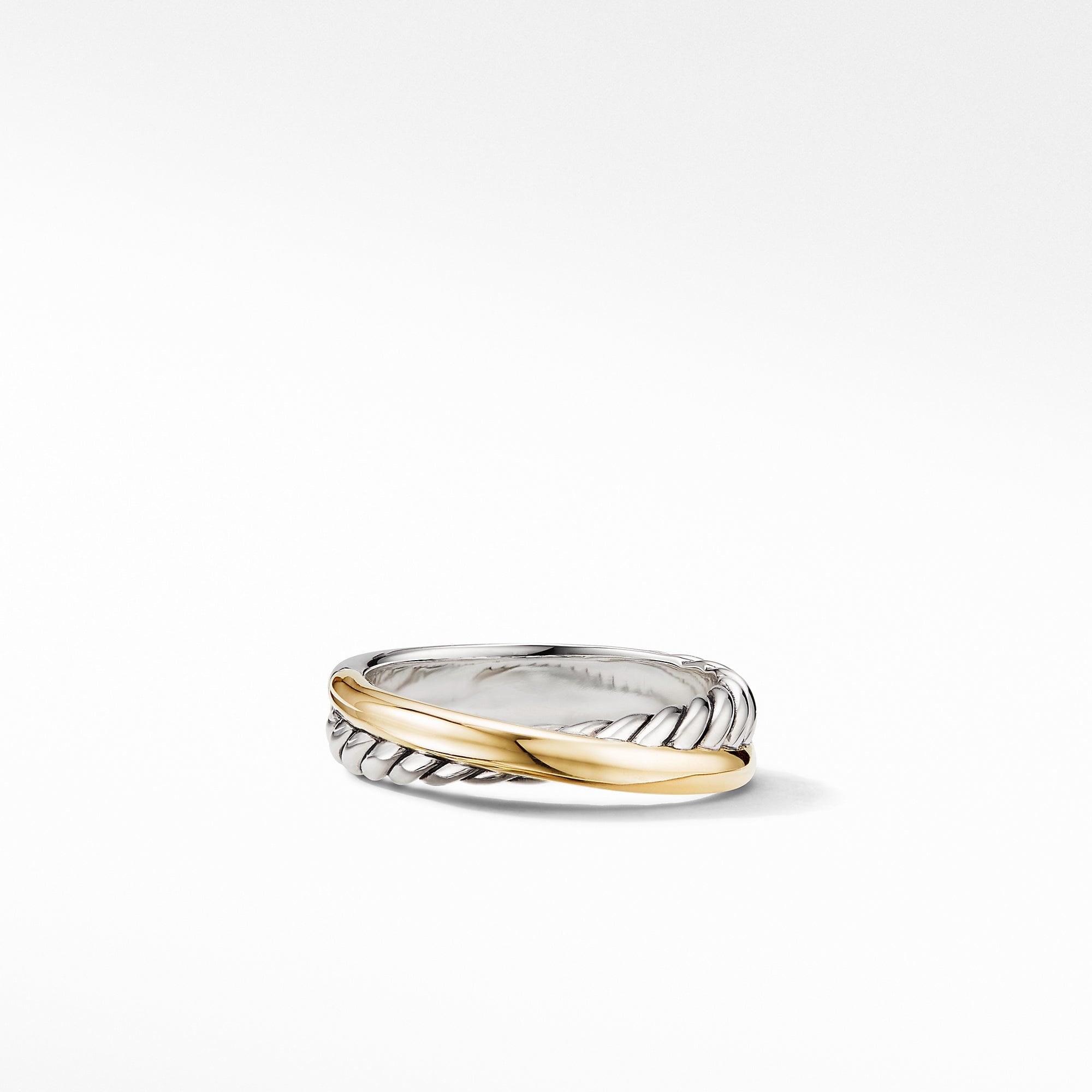 David Yurman Crossover Ring with 18K Yellow Gold - R06565