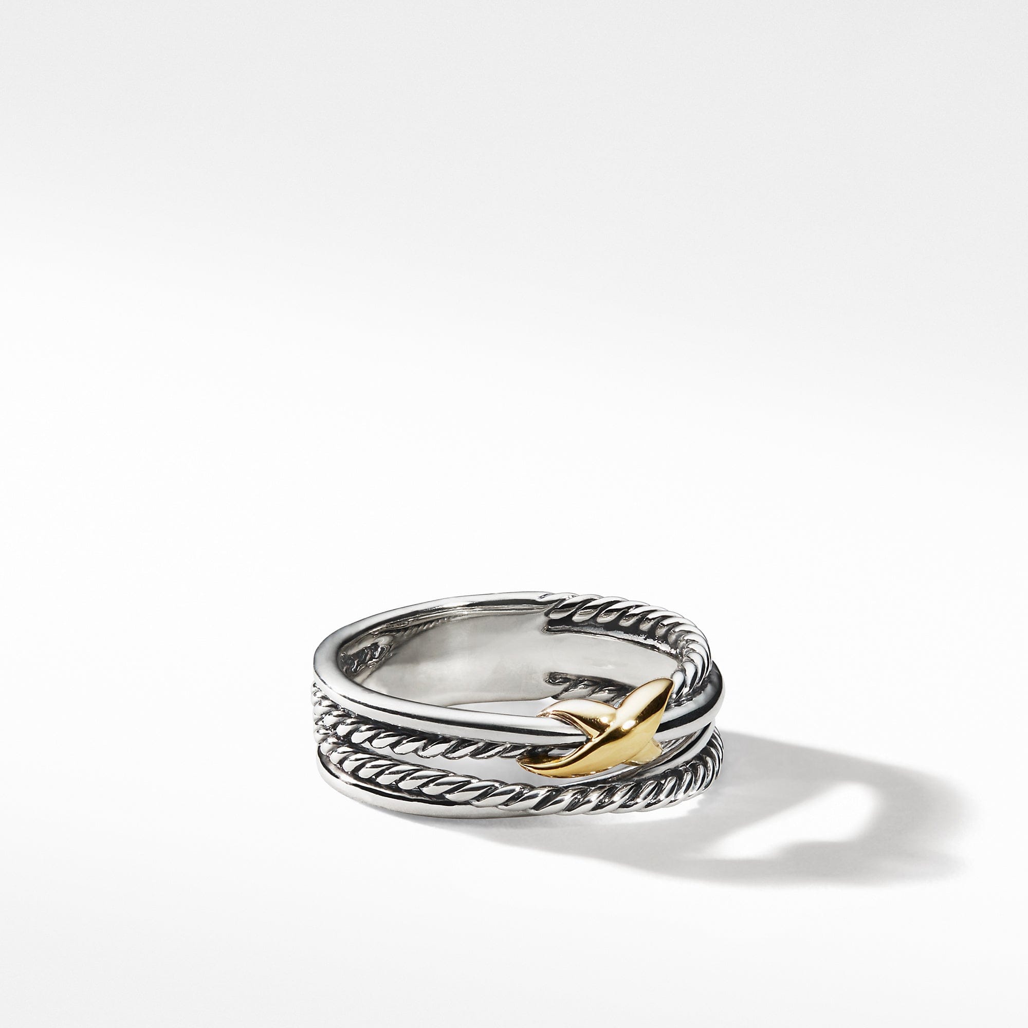 David Yurman x Crossover Ring with 18k Gold - R07437