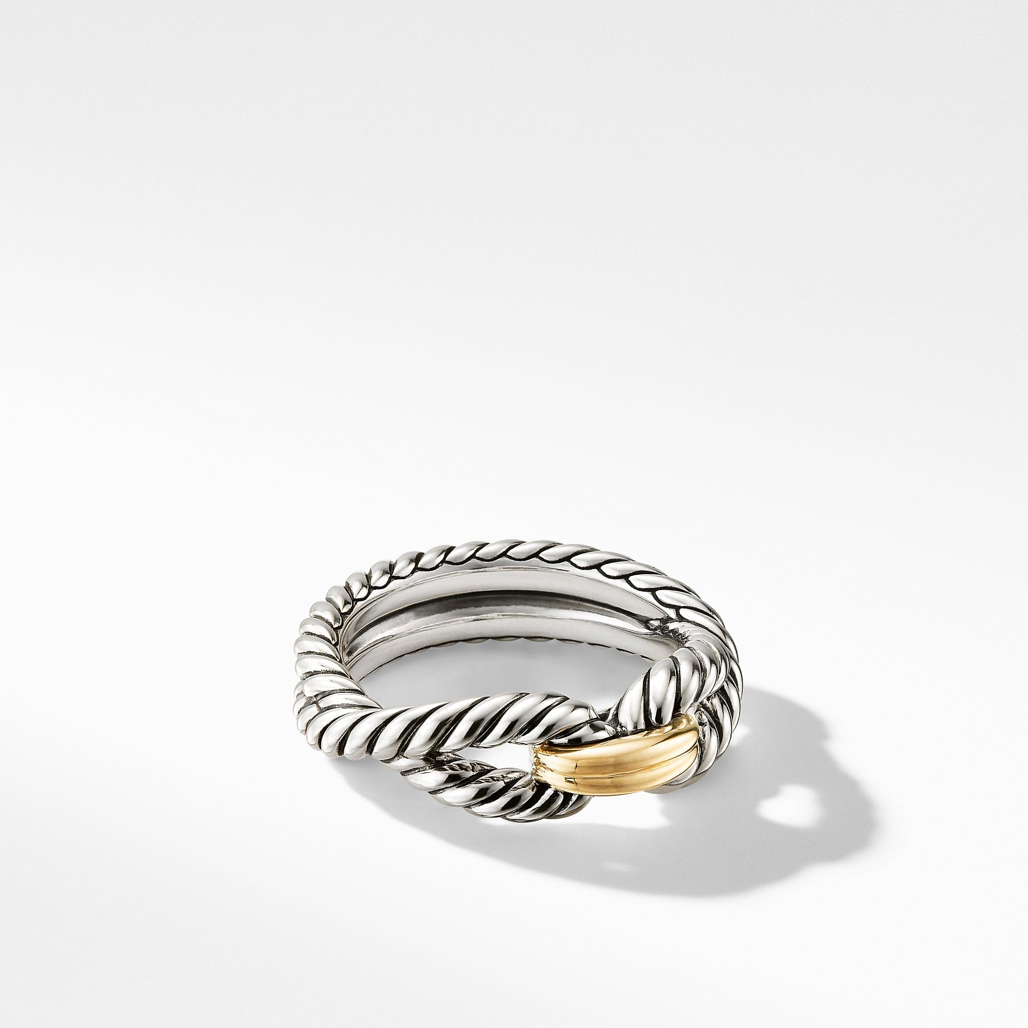 David Yurman Cable Loop Ring with 18K Gold - R14038