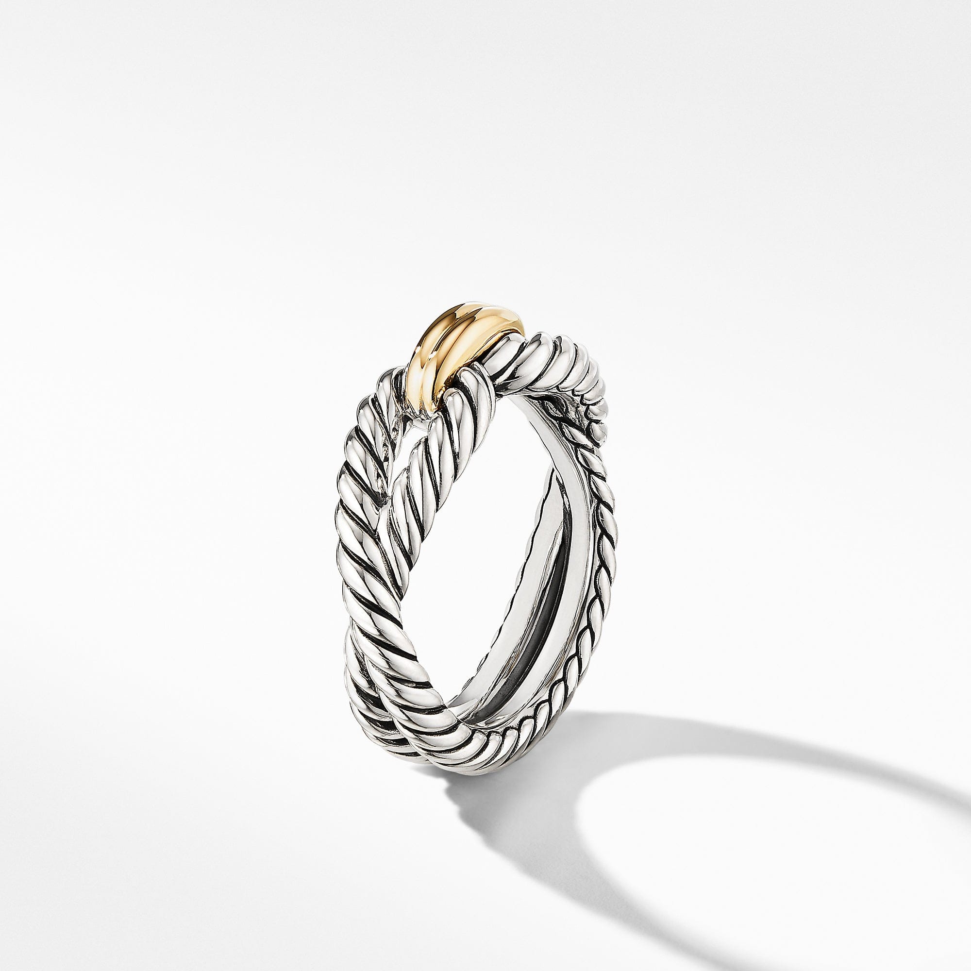 David Yurman Cable Loop Ring with 18K Gold - R14038
