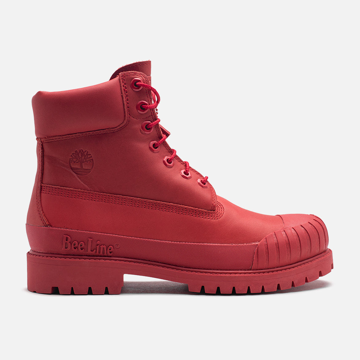 Timberland BEE LINE x TIMBERLAND 6" PREMIUM RUBBER - TOE BOOT - RED NUBUCK