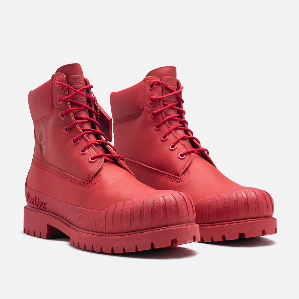 Timberland BEE LINE x TIMBERLAND 6" PREMIUM RUBBER - TOE BOOT - RED NUBUCK