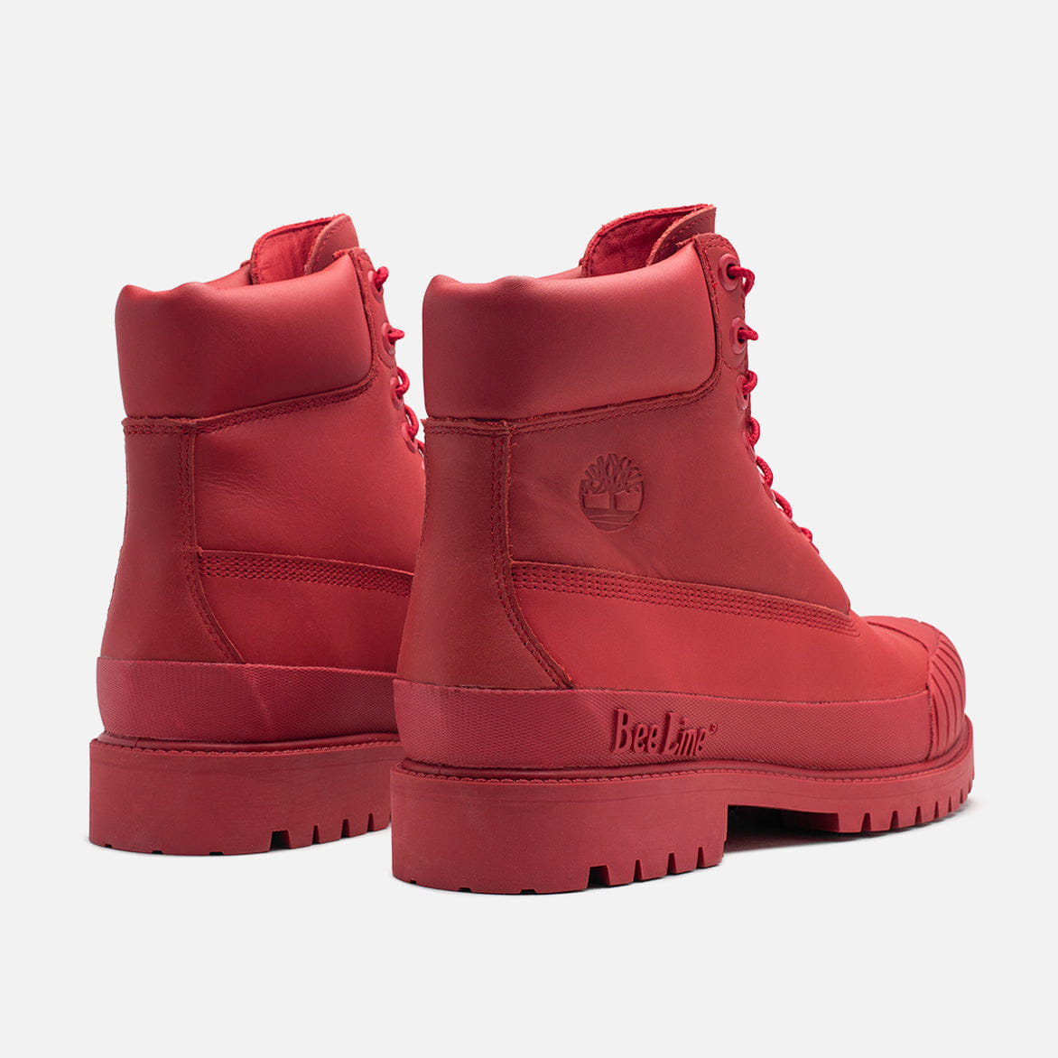 Timberland BEE LINE x TIMBERLAND 6" PREMIUM RUBBER - TOE BOOT - RED NUBUCK