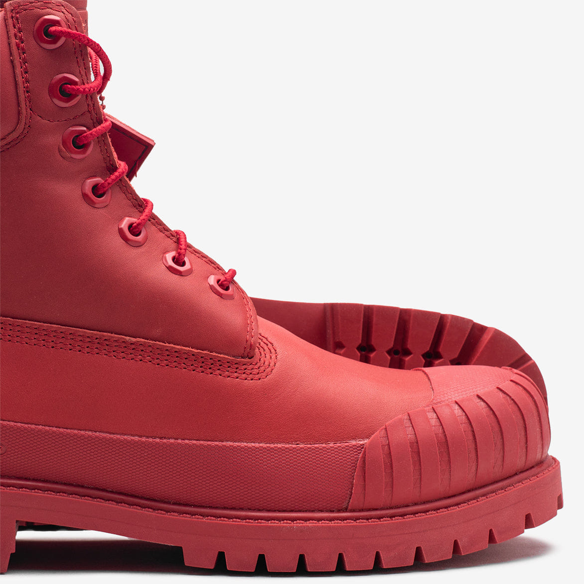 Timberland BEE LINE x TIMBERLAND 6" PREMIUM RUBBER - TOE BOOT - RED NUBUCK