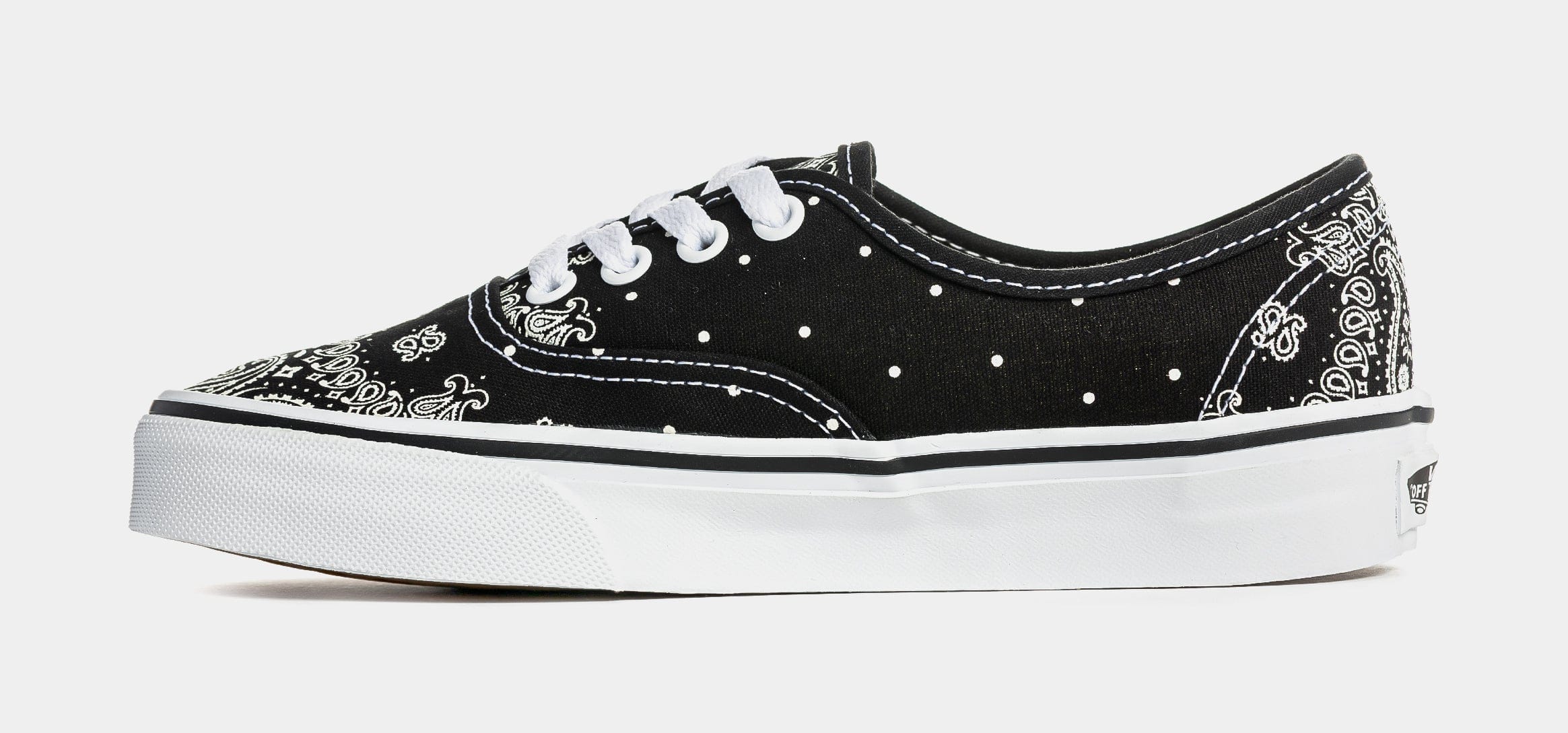 Vans Authentic Grade School Lifestyle Shoes (Black/White)