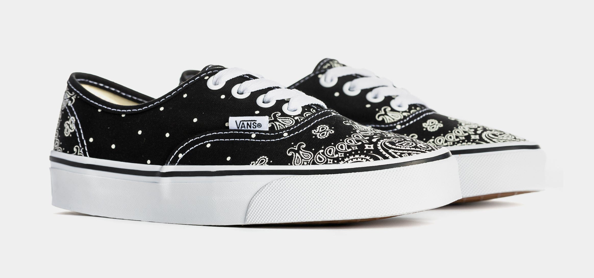 Vans Authentic Grade School Lifestyle Shoes (Black/White)