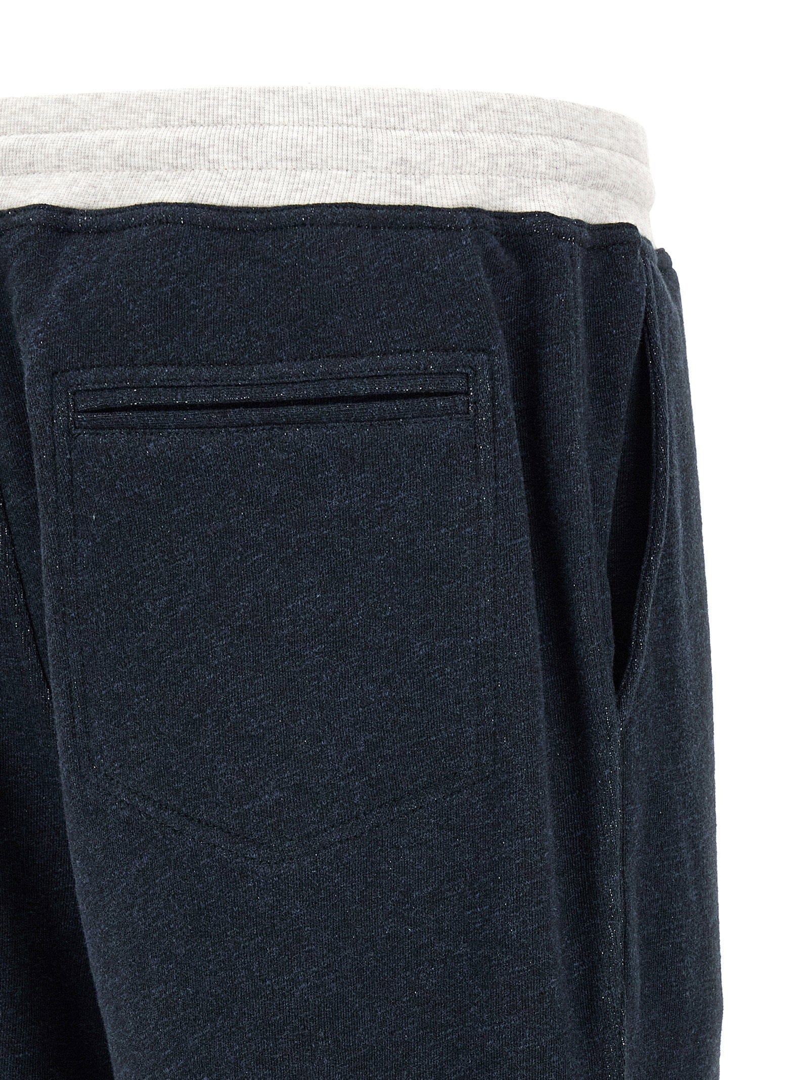 Brunello Cucinelli Men's Linen Cotton Joggers