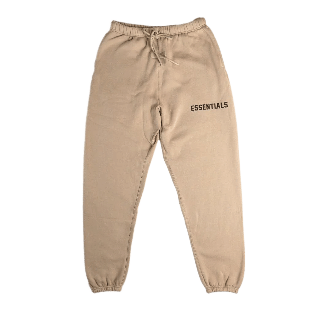 Fear of God Essentials Sweat Pants Dusty Beige الخوف من الله أساسيات عرق السراويل البيج المغبر
