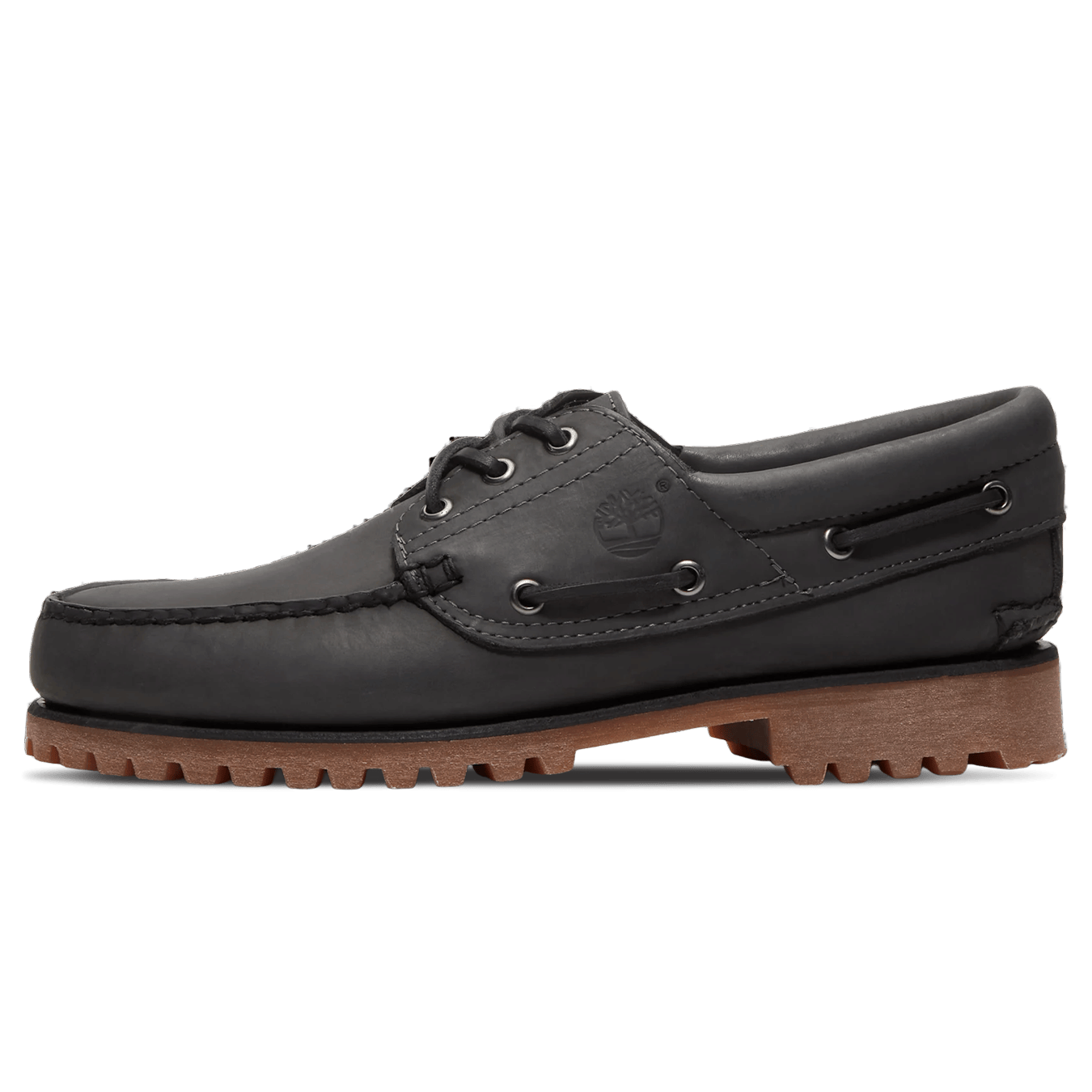 Timberland 3 Eye Lug Boat Shoe Dark Grey Nubuck