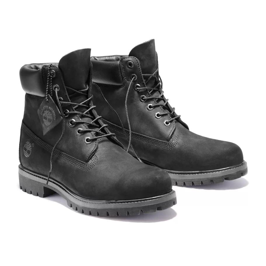 Timberland Men's 6 - Inch Boot 10073 Black Nubuck