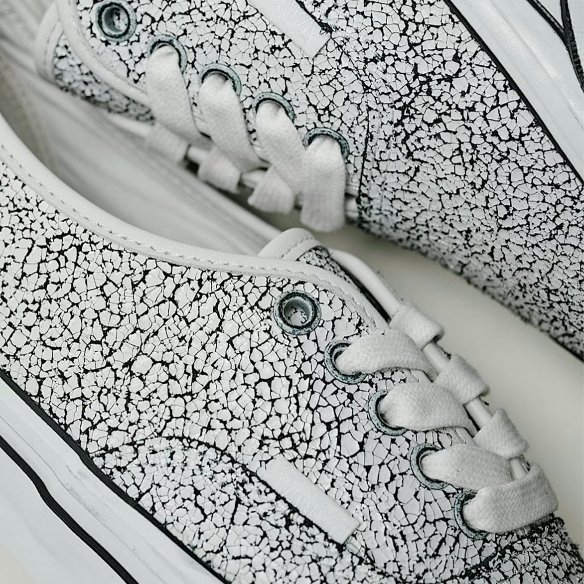 Vans LX AUTHENTIC 44 OVERPAINT - BLANC DE BLANC
