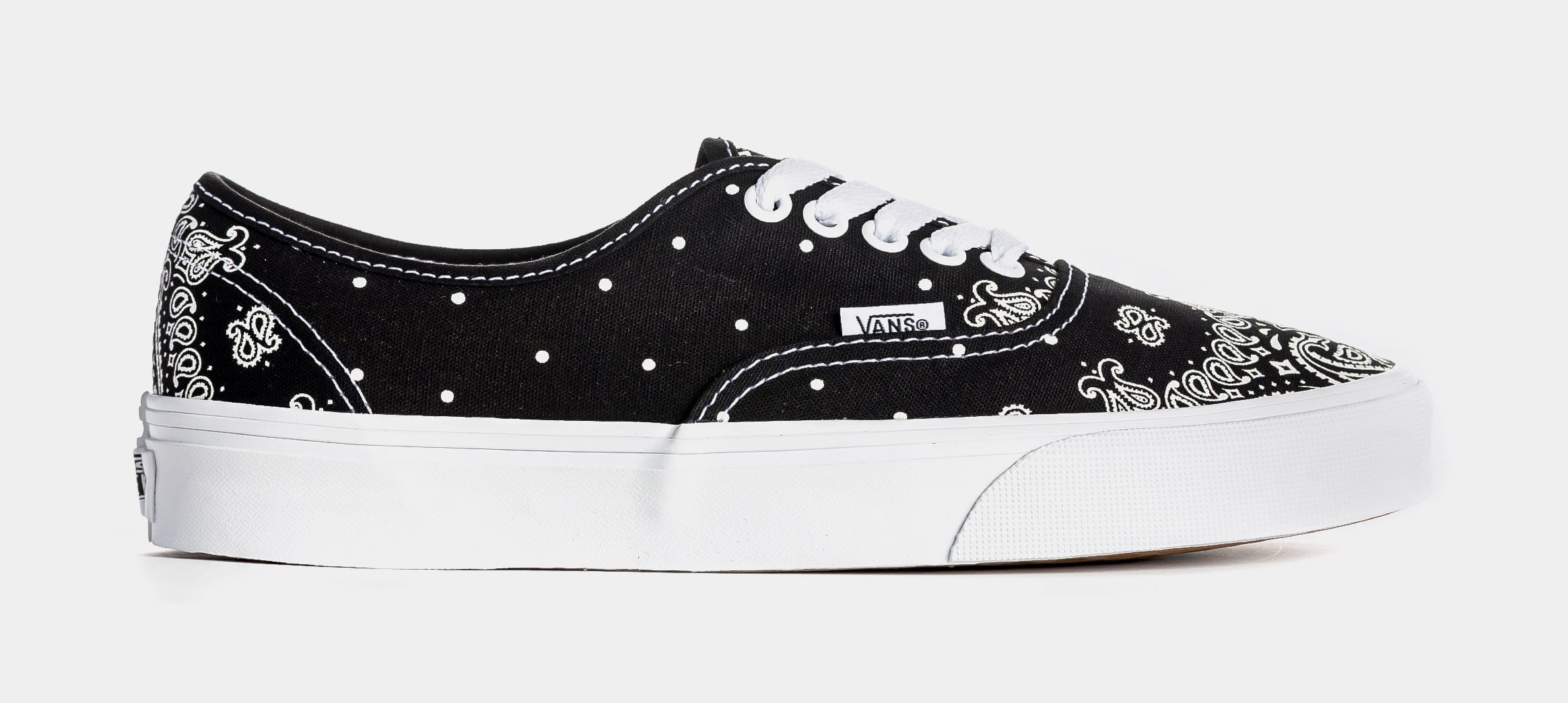 Vans Authentic Mens Skate Shoes (Black/White)