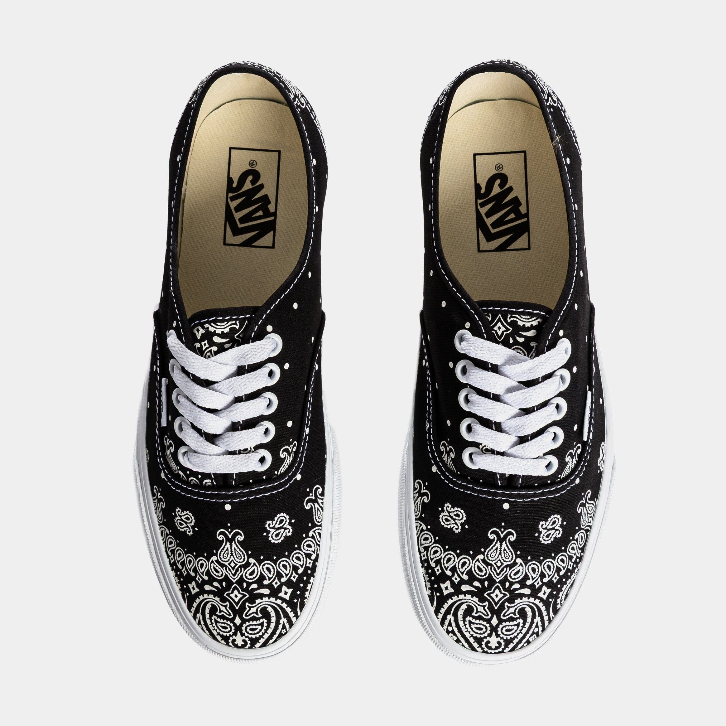 Vans Authentic Mens Skate Shoes (Black/White)
