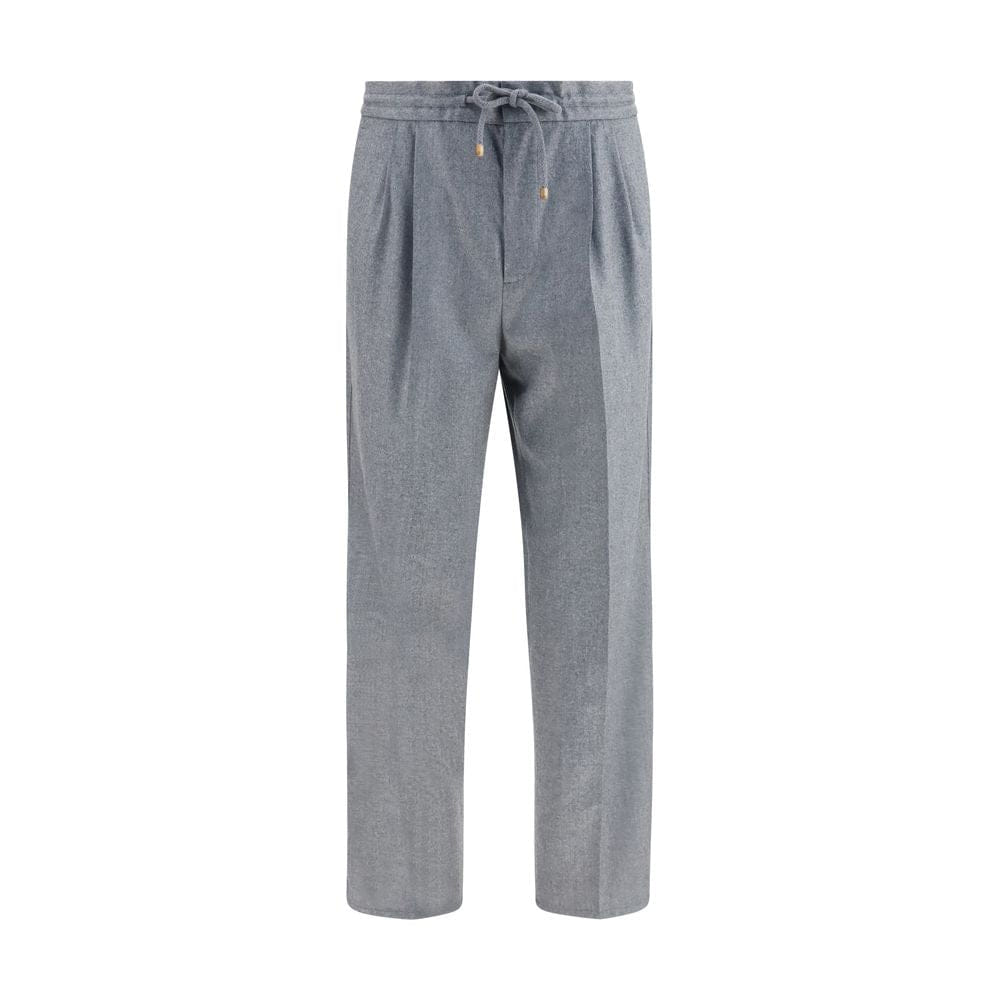 Brunello Cucinelli Wool Oves Aries Casual Men's Pants