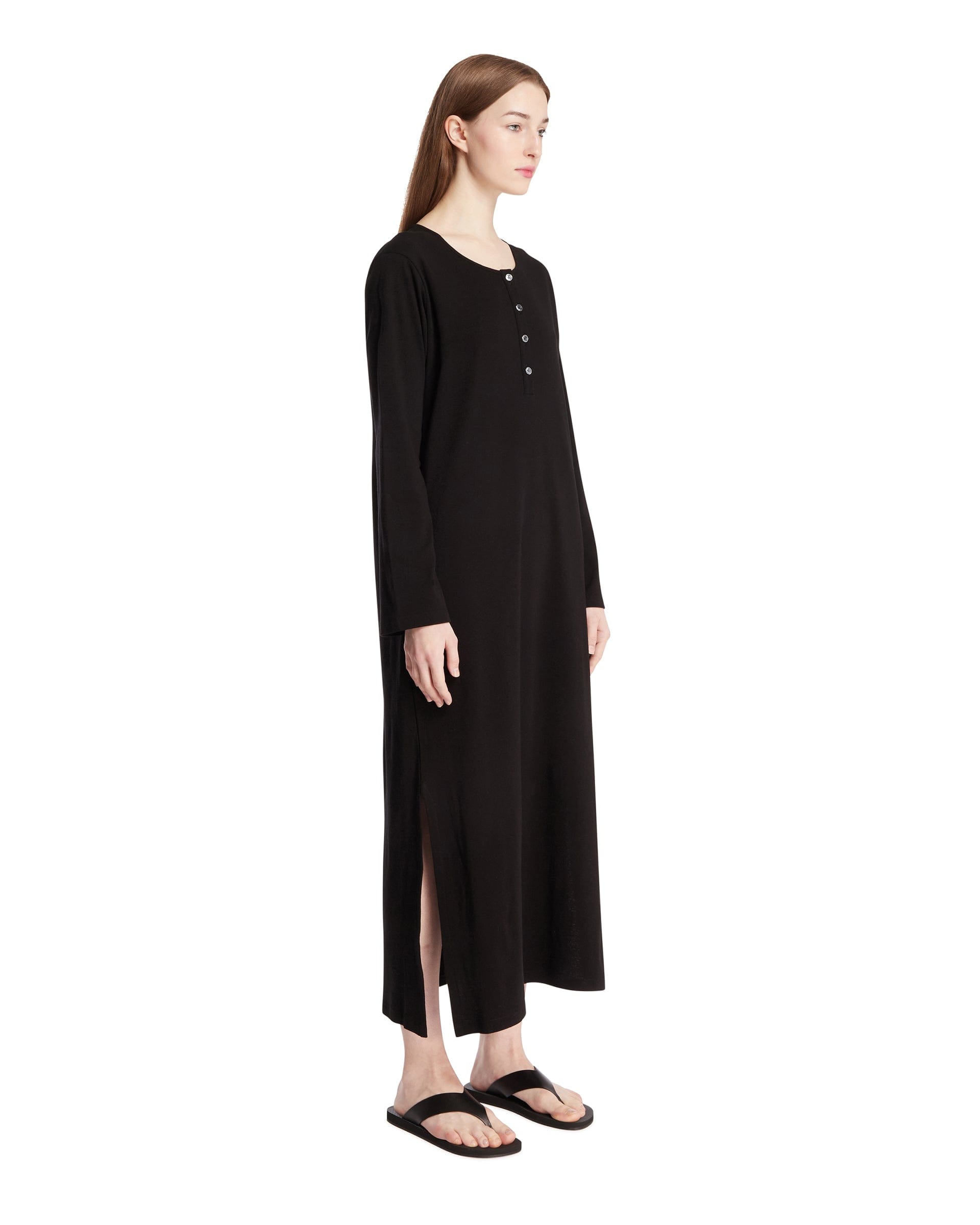 THE ROW Abito In Cotone Nero