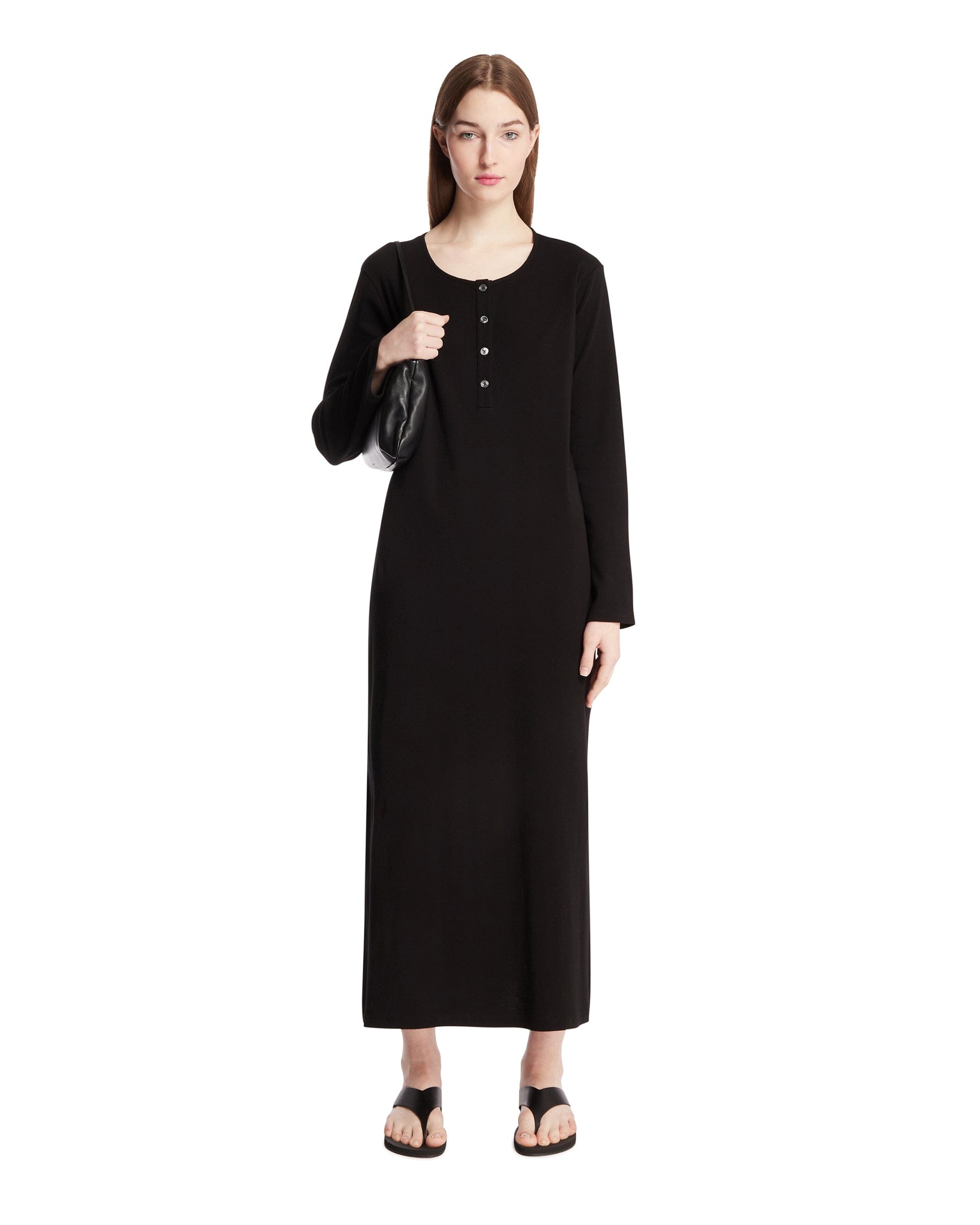 THE ROW Abito In Cotone Nero