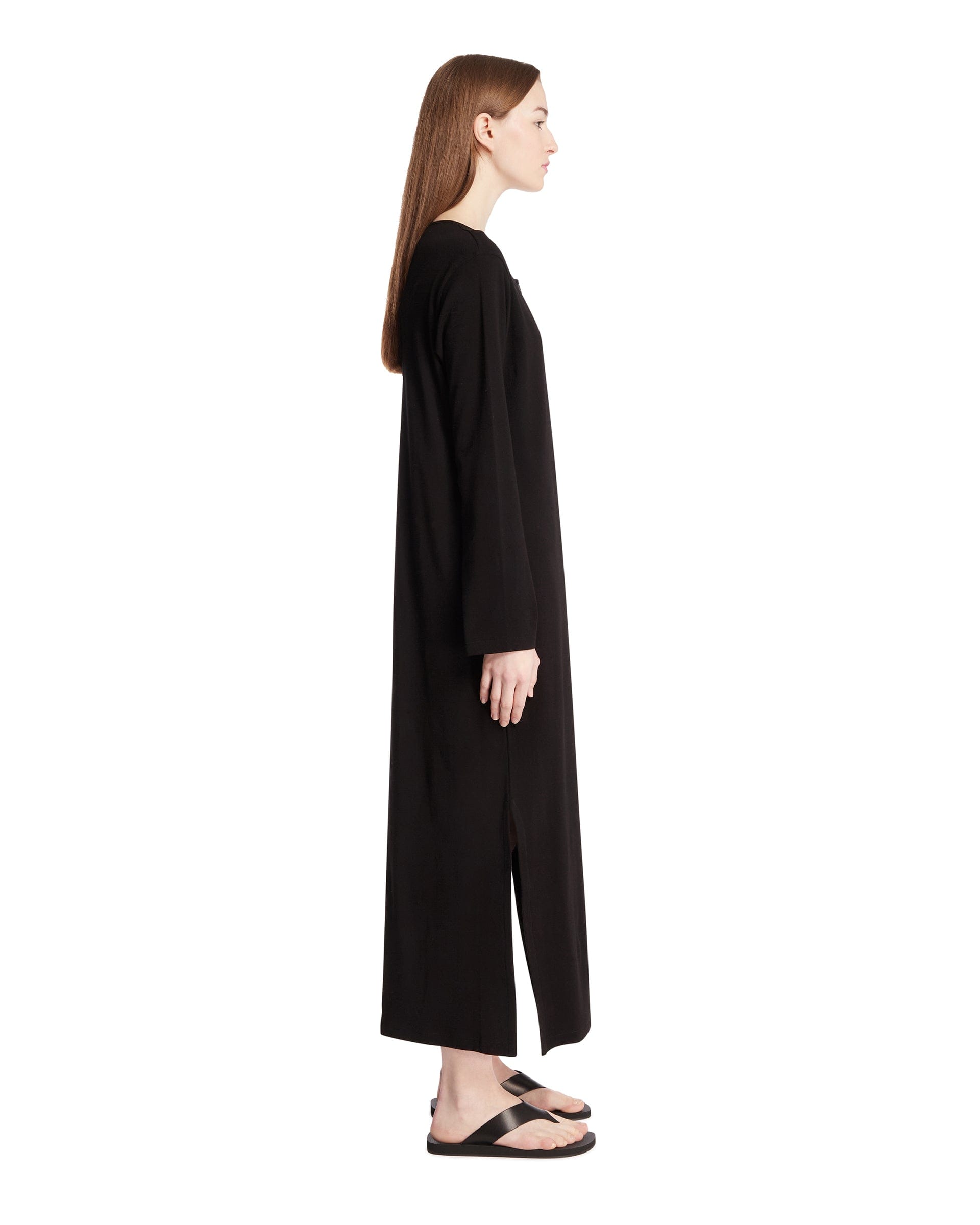 THE ROW Abito In Cotone Nero