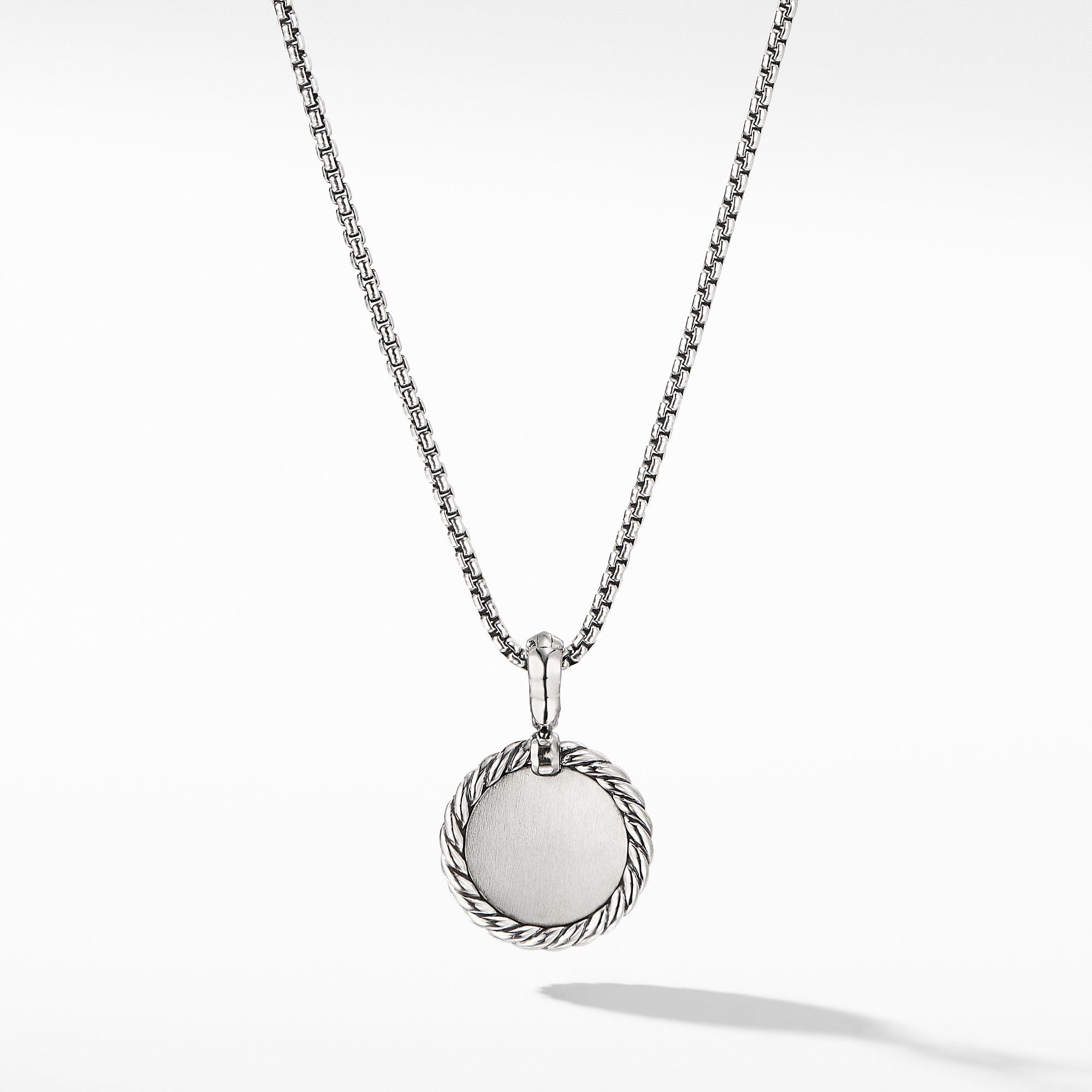 David Yurman Initial Charm Necklace with Diamonds - N14521DSSADI18