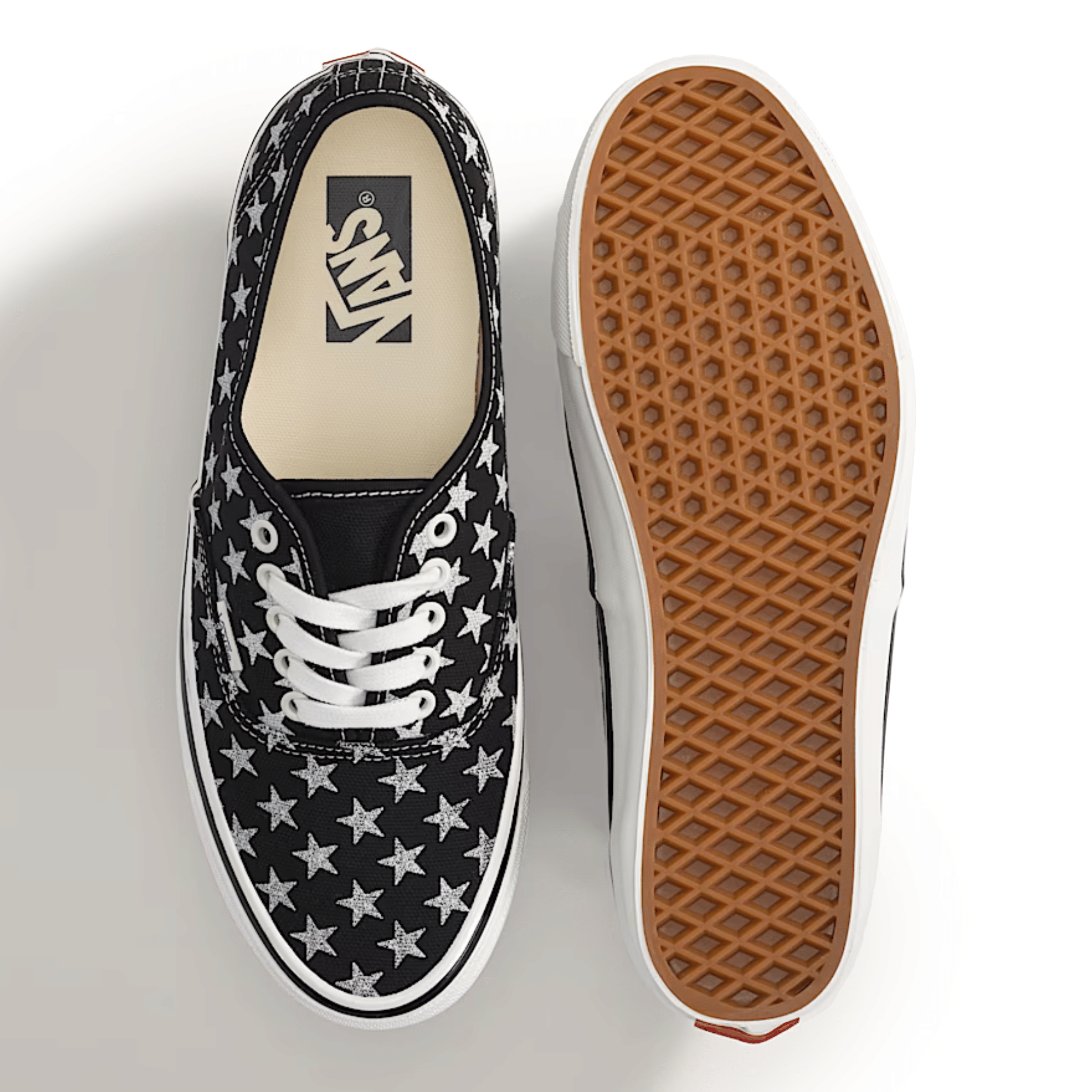 Vans Men's Premium Authentic Stars Black/Marshmallow White