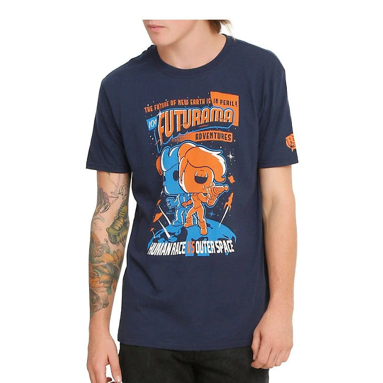 Funko Pop! Tees Futurama Fry and Leela [32] Extra Small