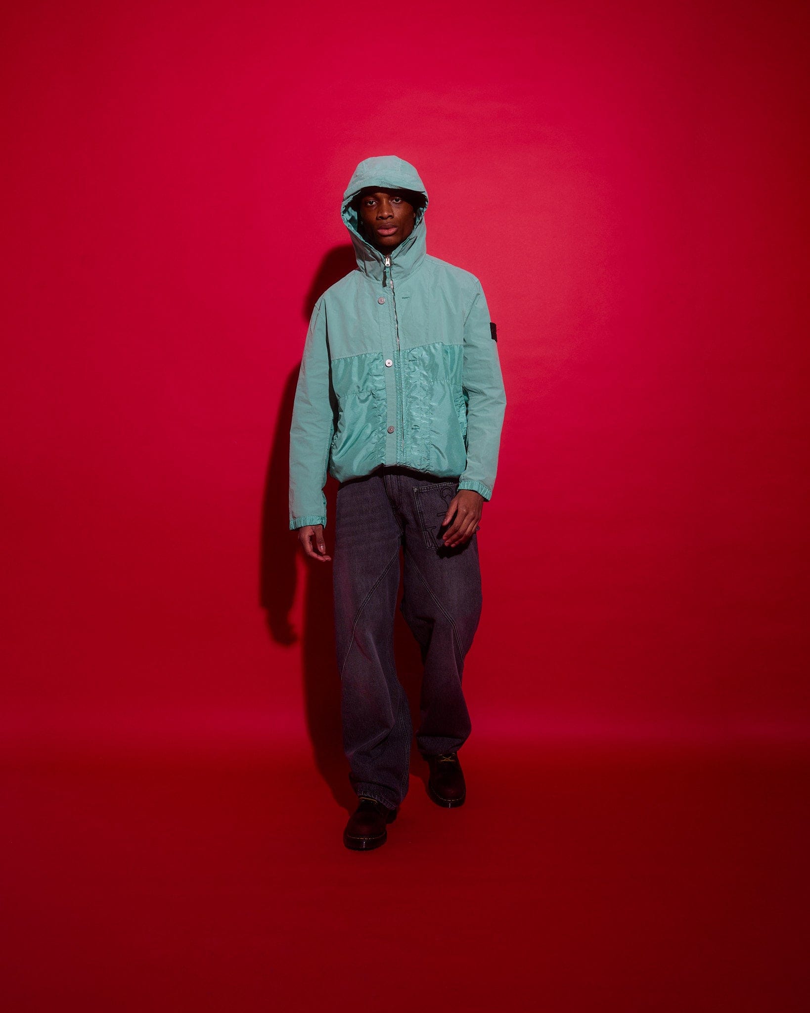 Stone Island Polyester Tela With David Light - TC Jacket