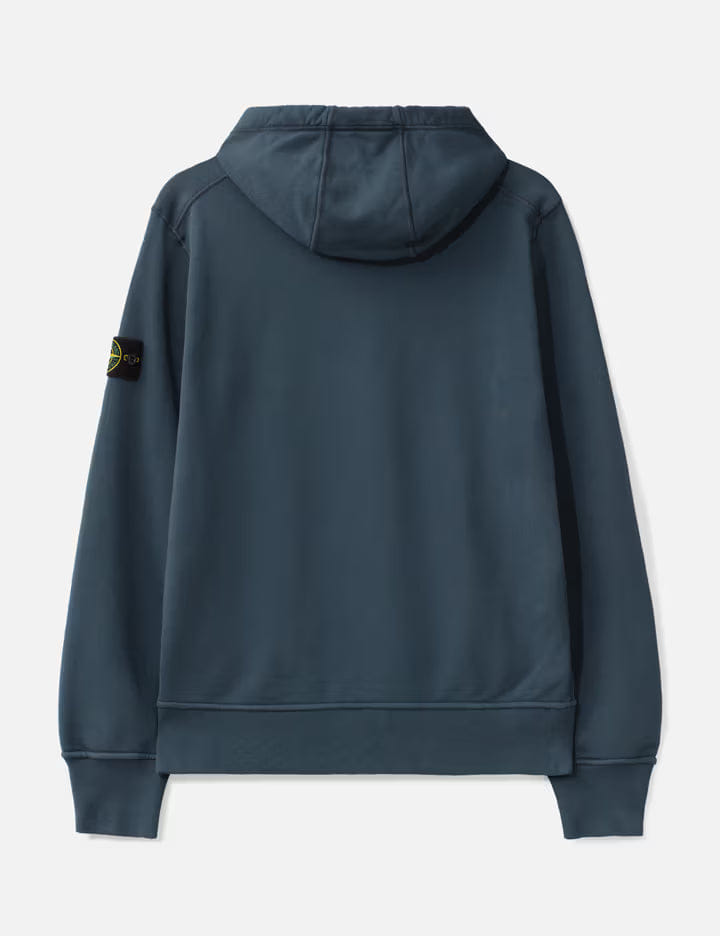 Stone Island Garment Dyed Cotton Fleece Hoodie