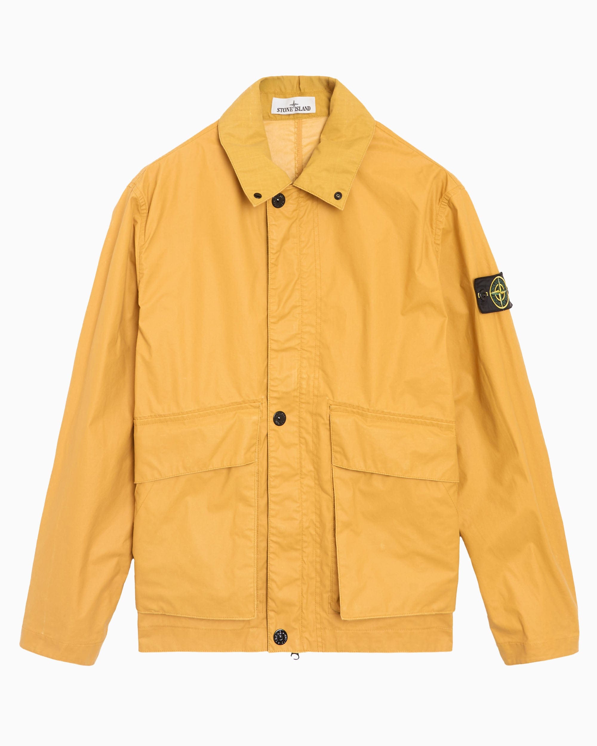Stone Island Chaqueta ligera Stone Island Waxed Pigment para hombre