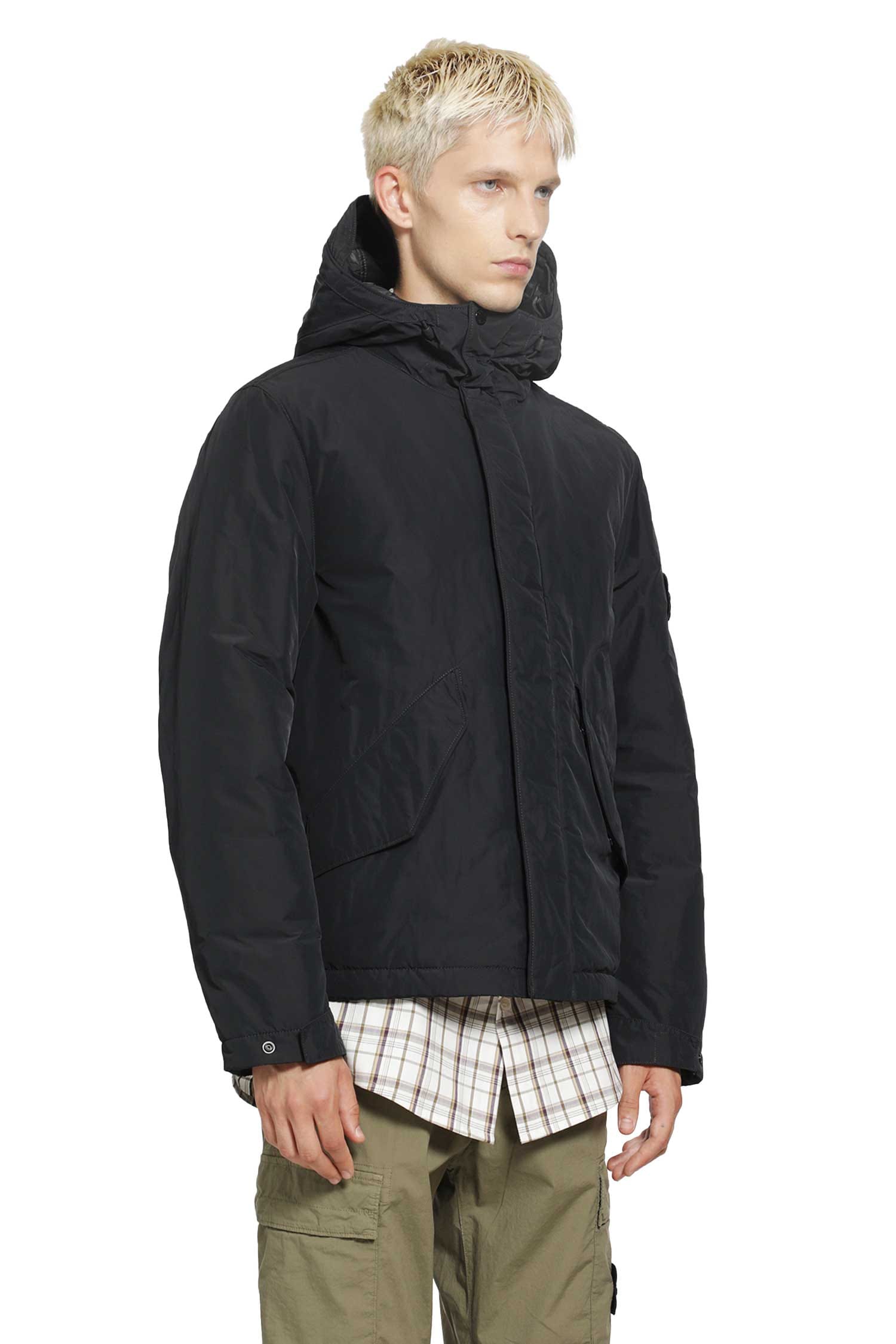 Stone Island 4100010 Micro Twill Hooded Jacket