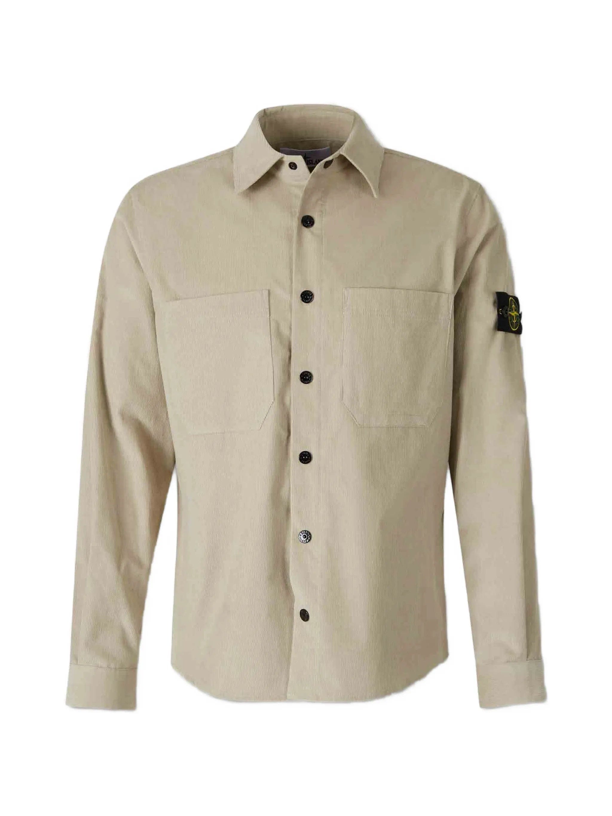Stone Island corduroy shirt jacket