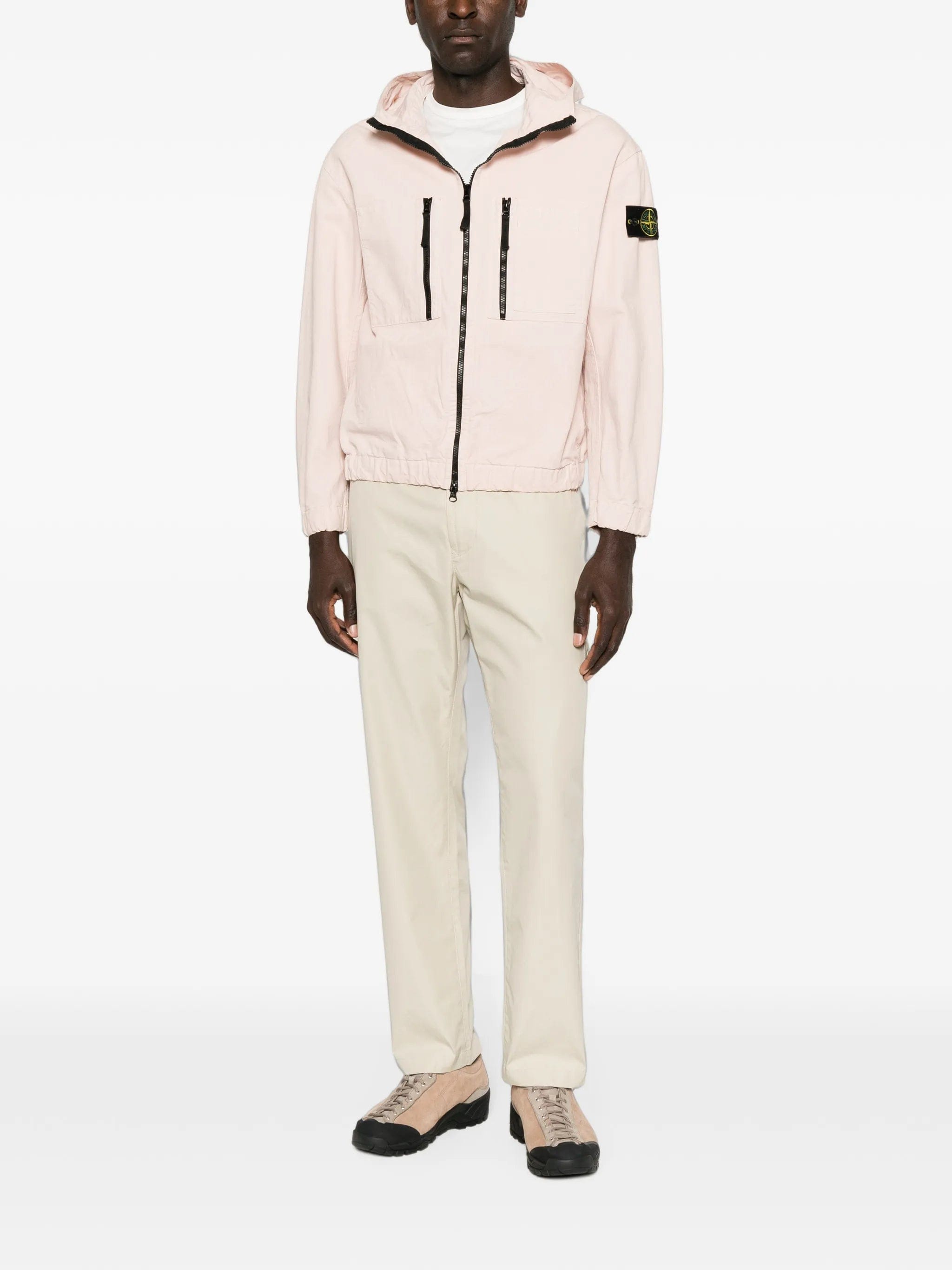 Stone Island zip - fastening hooded jacket