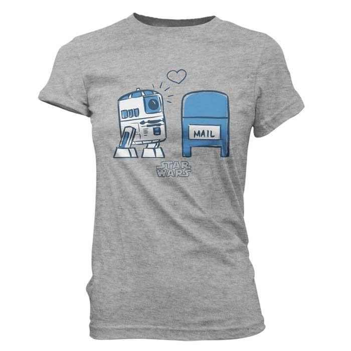 Funko Pop! Tees Super Cute Star Wars R2D2 In Love (Women's Large)
