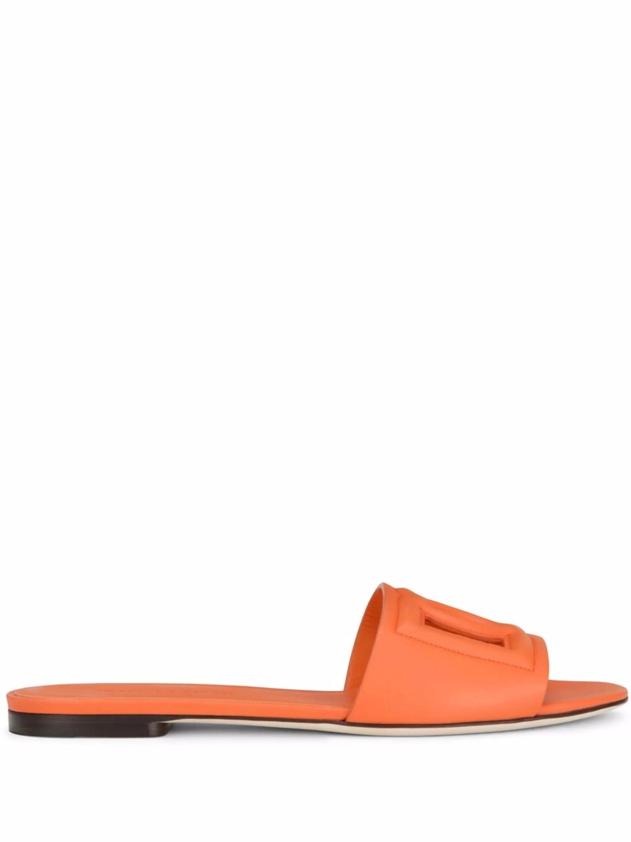 Dolce & Gabbana DG Logo leather sandals