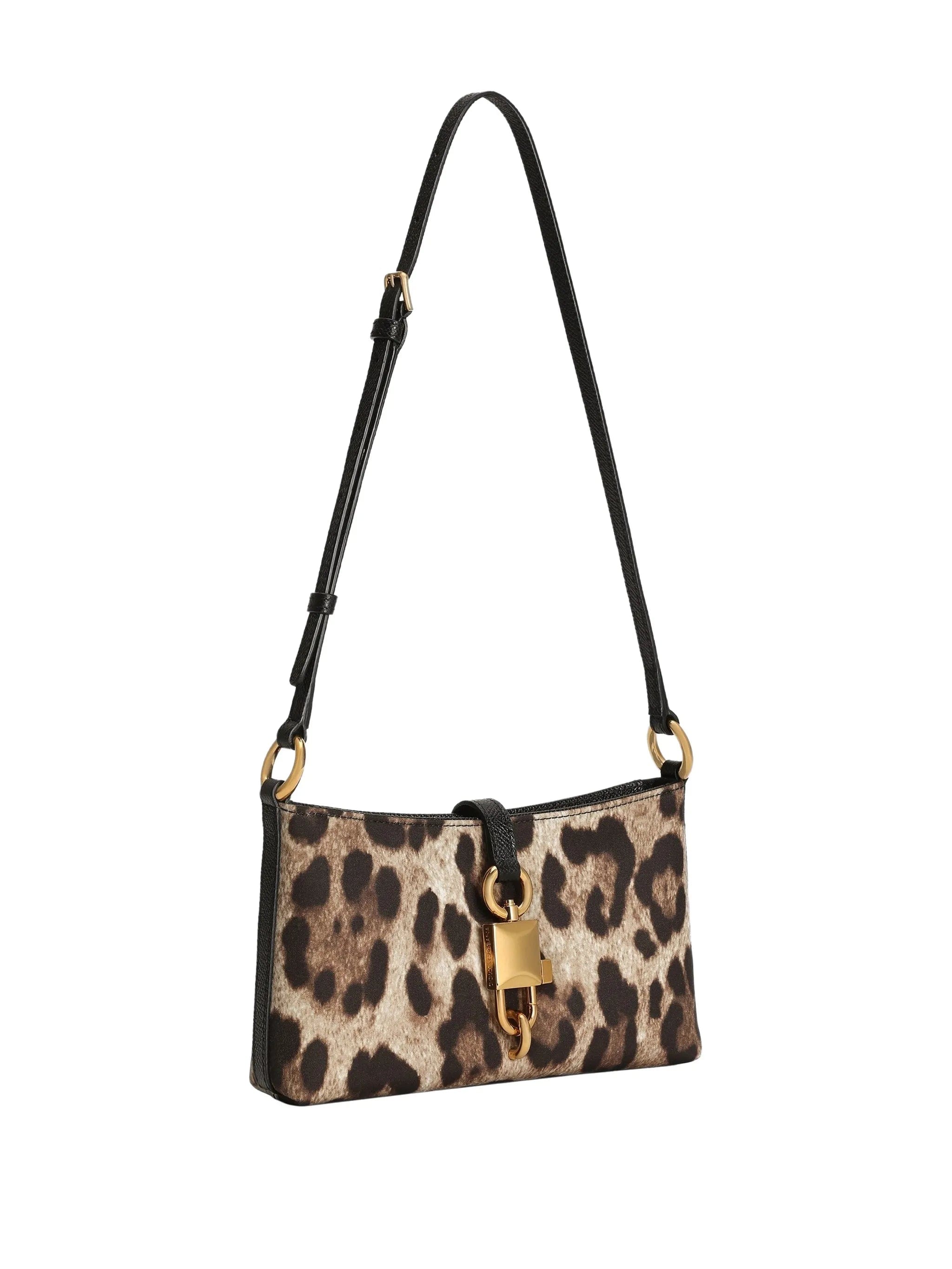 Dolce & Gabbana animal - printed lock - detail shoulder bag