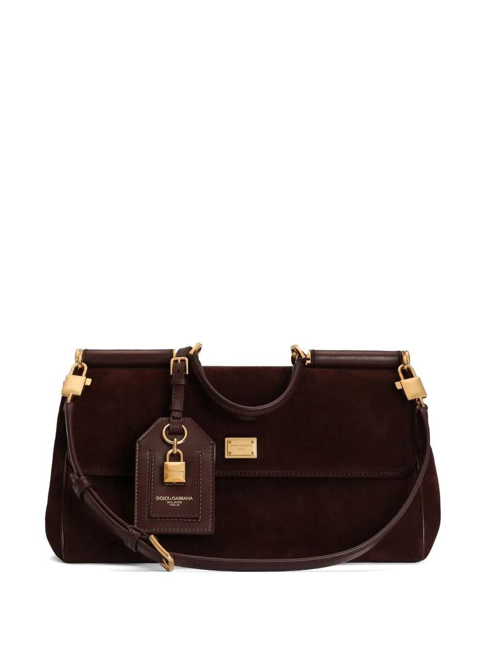 Dolce & Gabbana Women Medium My Sicily Bag In Split Calfskin