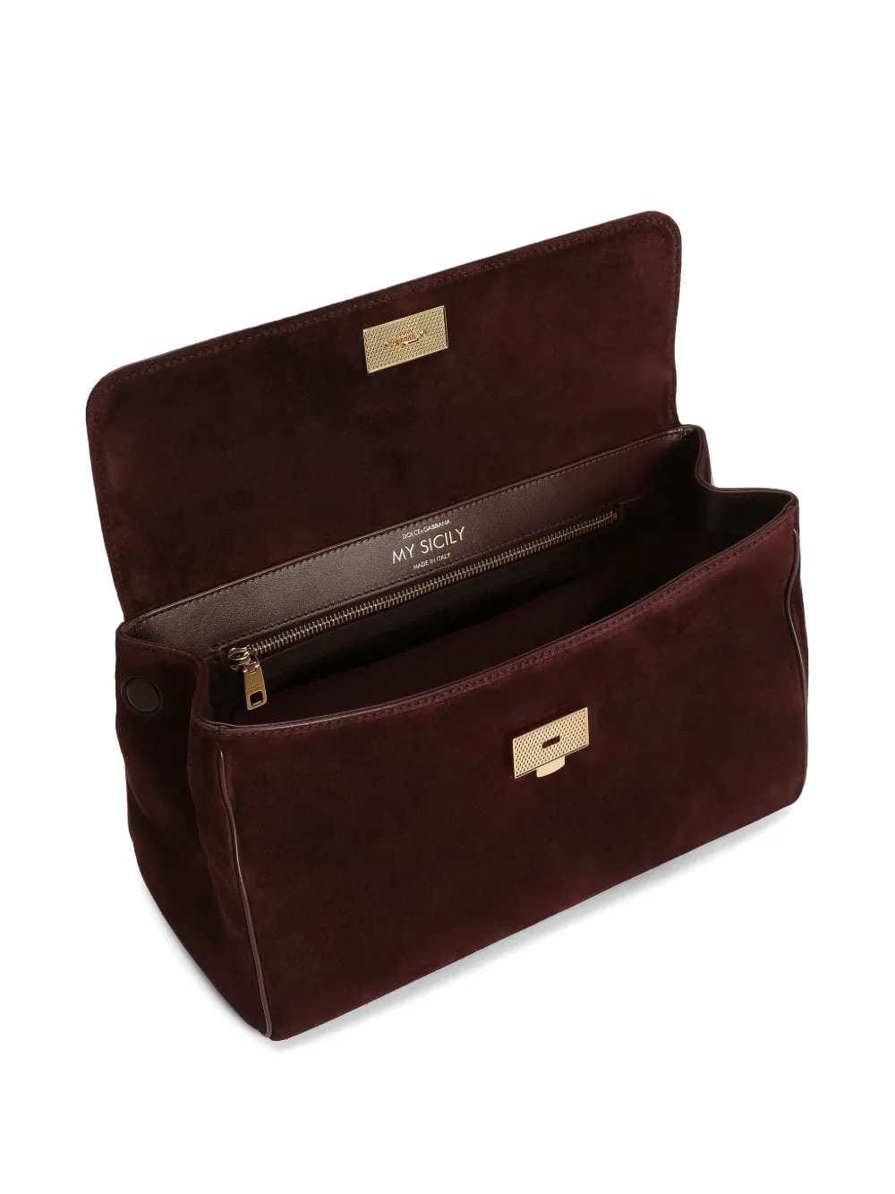 Dolce & Gabbana Women Medium My Sicily Bag In Split Calfskin