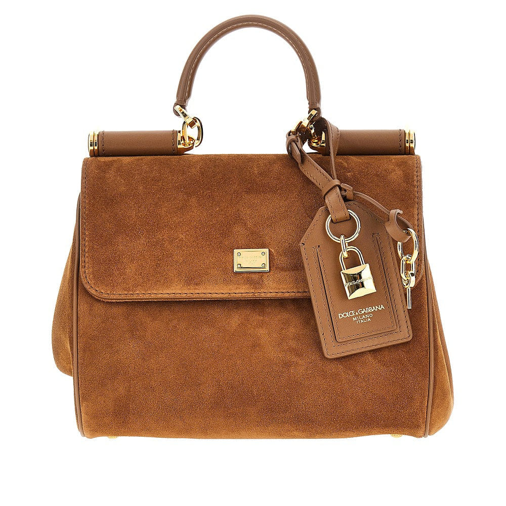 Dolce&Gabbana Women Suede Leather My Sicily Bag