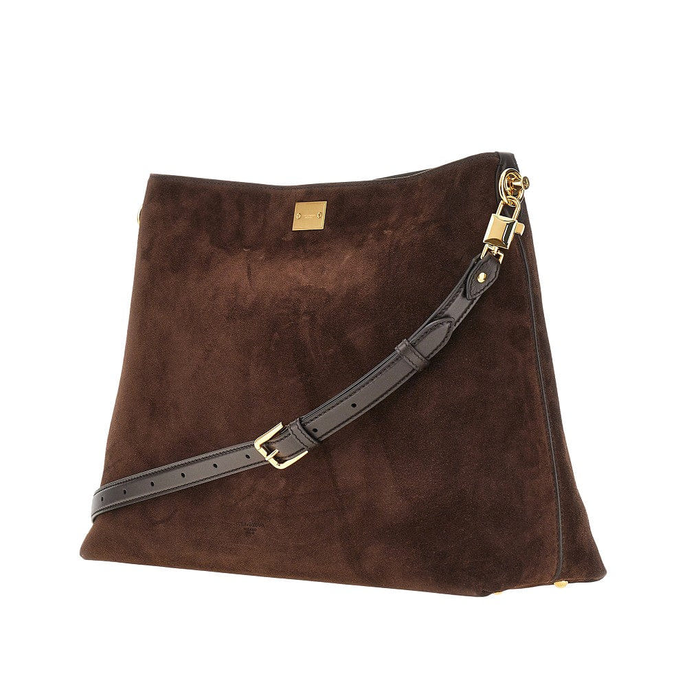 Dolce&Gabbana Women Vittoria Suede Leather Big Bag
