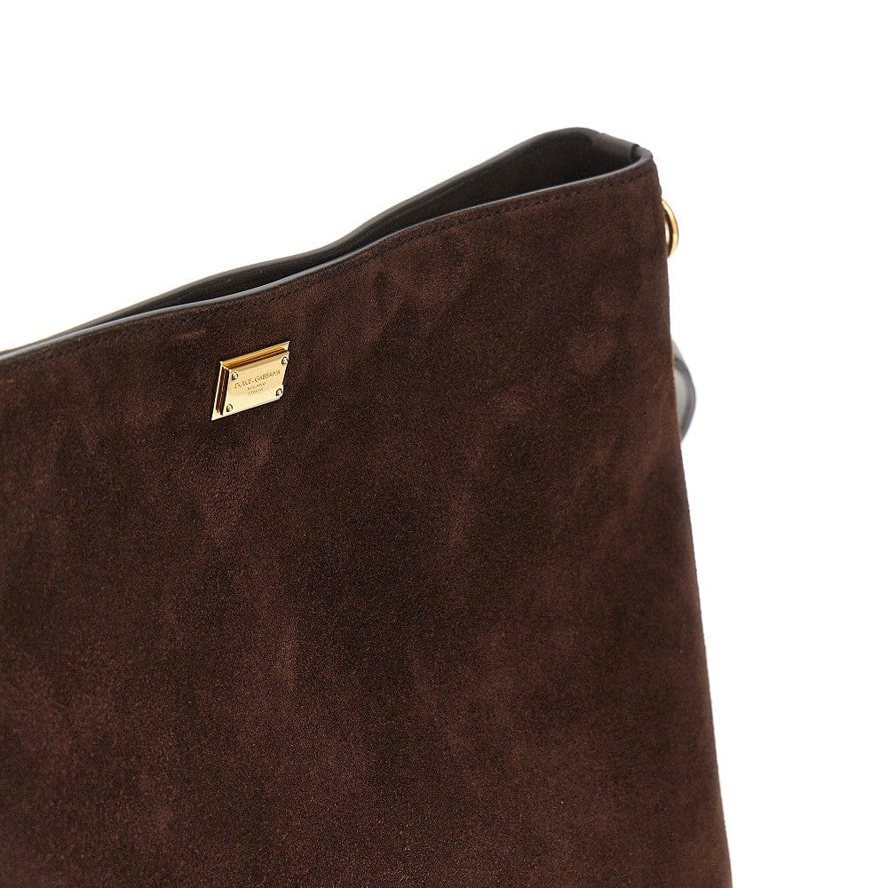 Dolce&Gabbana Women Vittoria Suede Leather Big Bag