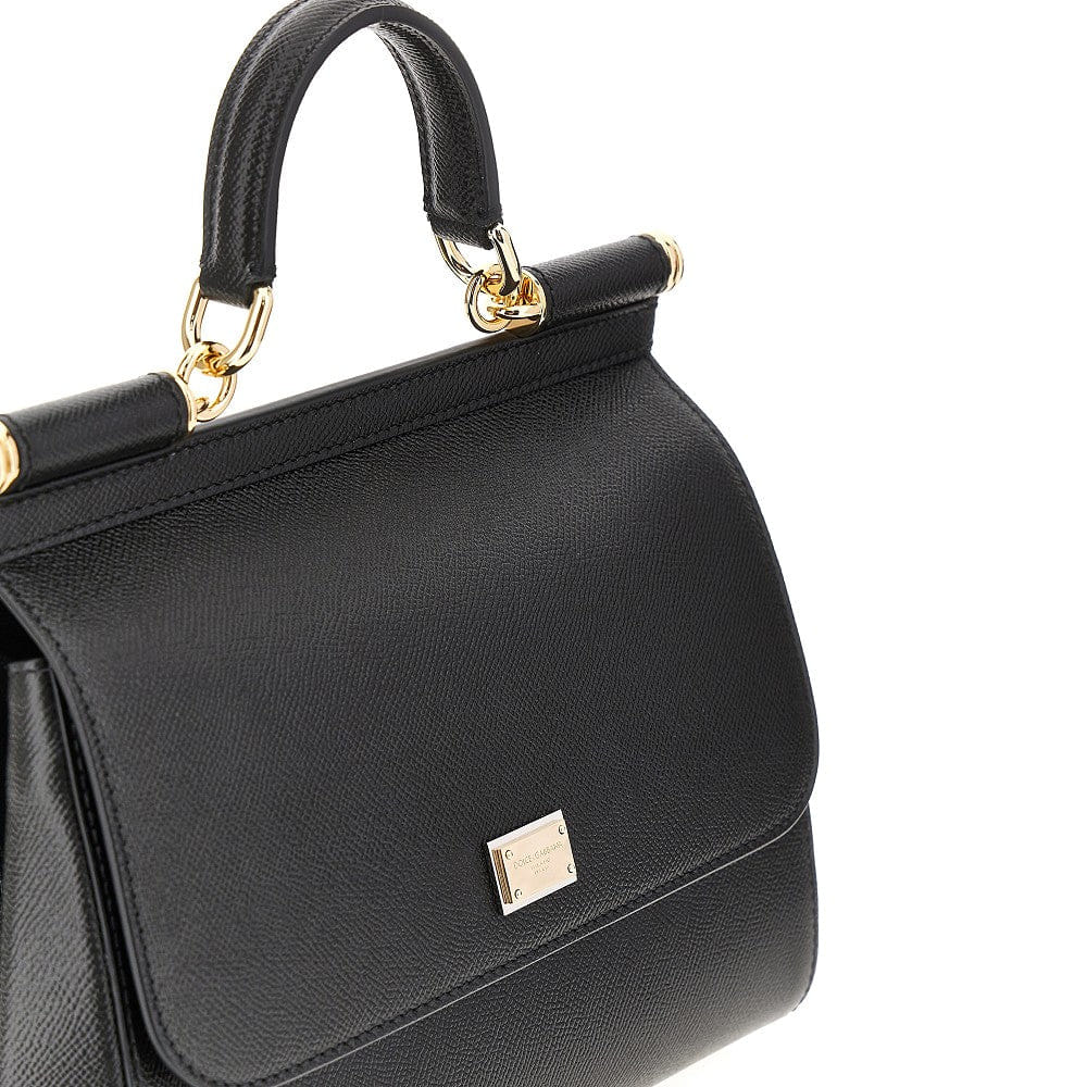 Dolce&Gabbana Women Dauphine Leather Large Sicily Bag