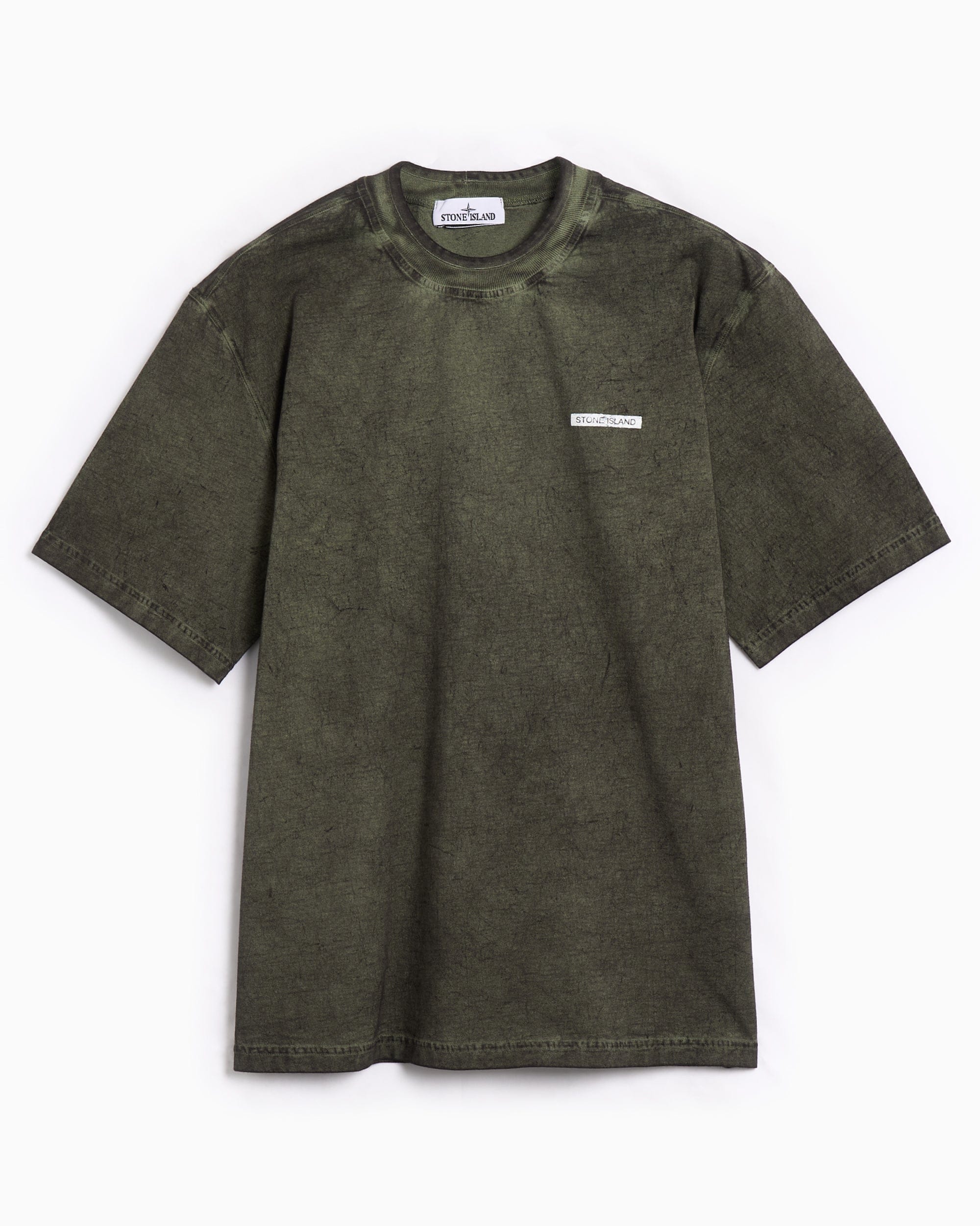 Stone Island Camiseta Relaxed Stone Island Velo Effect para hombre
